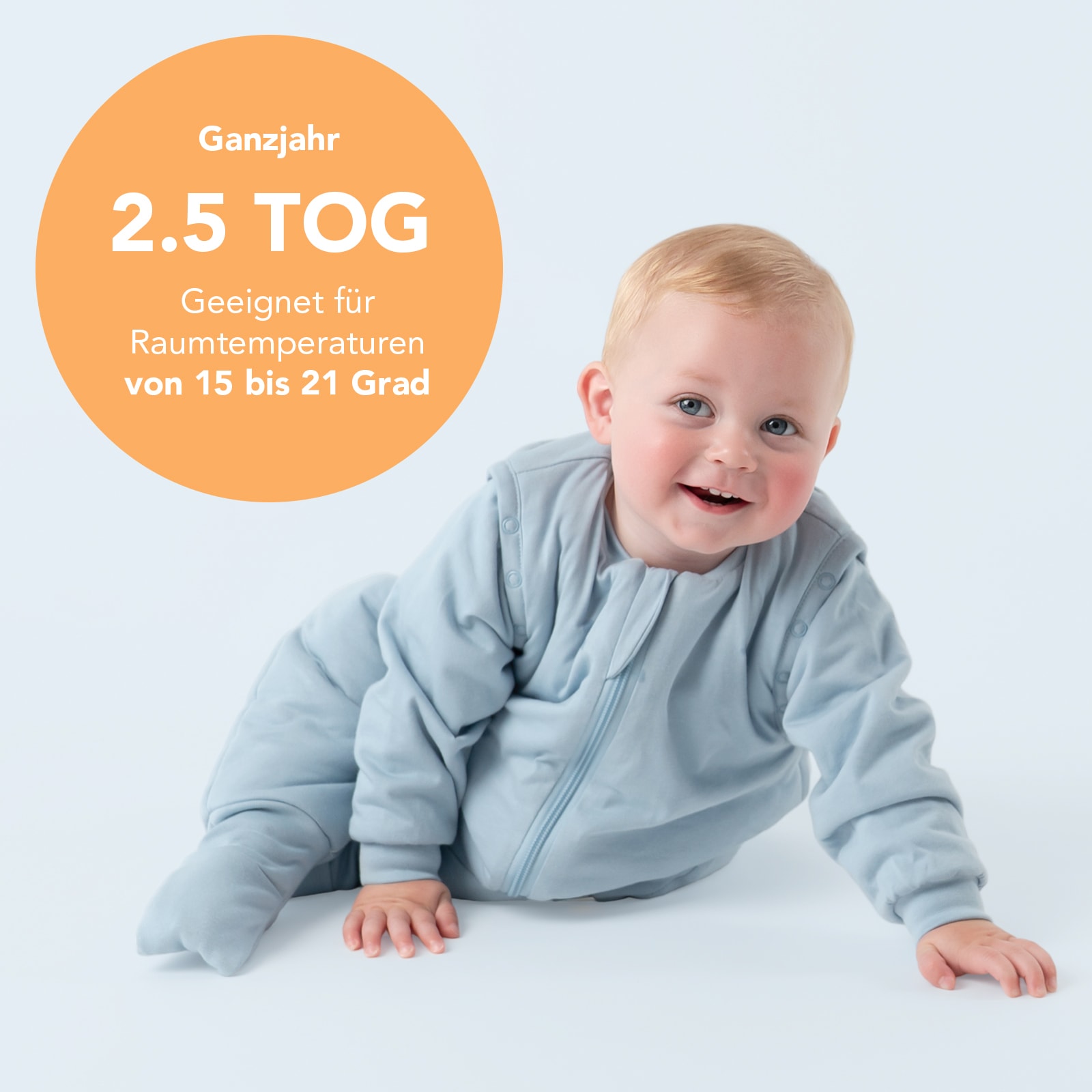 Schlummersack Babyschlafsack »Schlafsack mit Füßen 2.5 Tog«