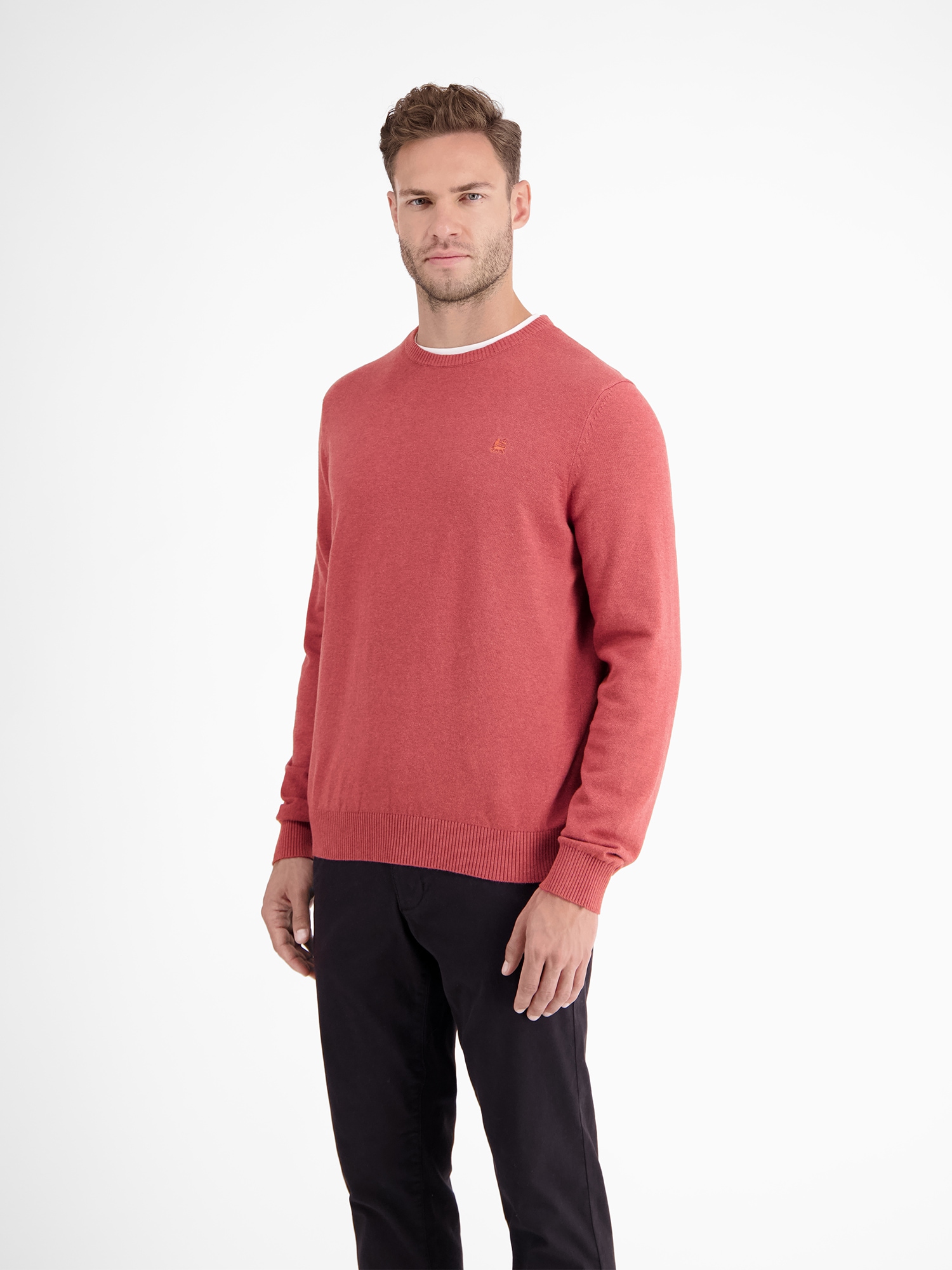 LERROS Strickpullover »LERROS Crewneck Strickpullover«