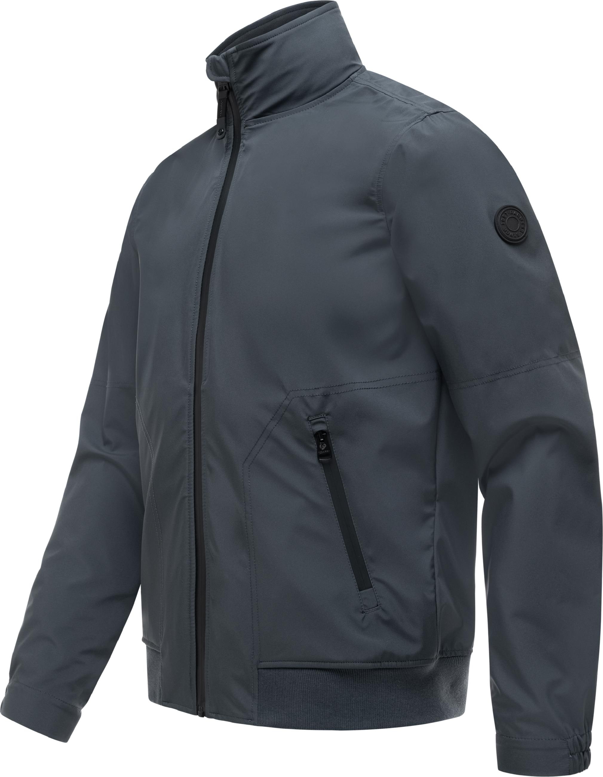 Ragwear Outdoorjacke »Outdoorjacke Collwie« ohne Kapuze wasserdichte Herren Übergangsjacke mit hohem Kragen