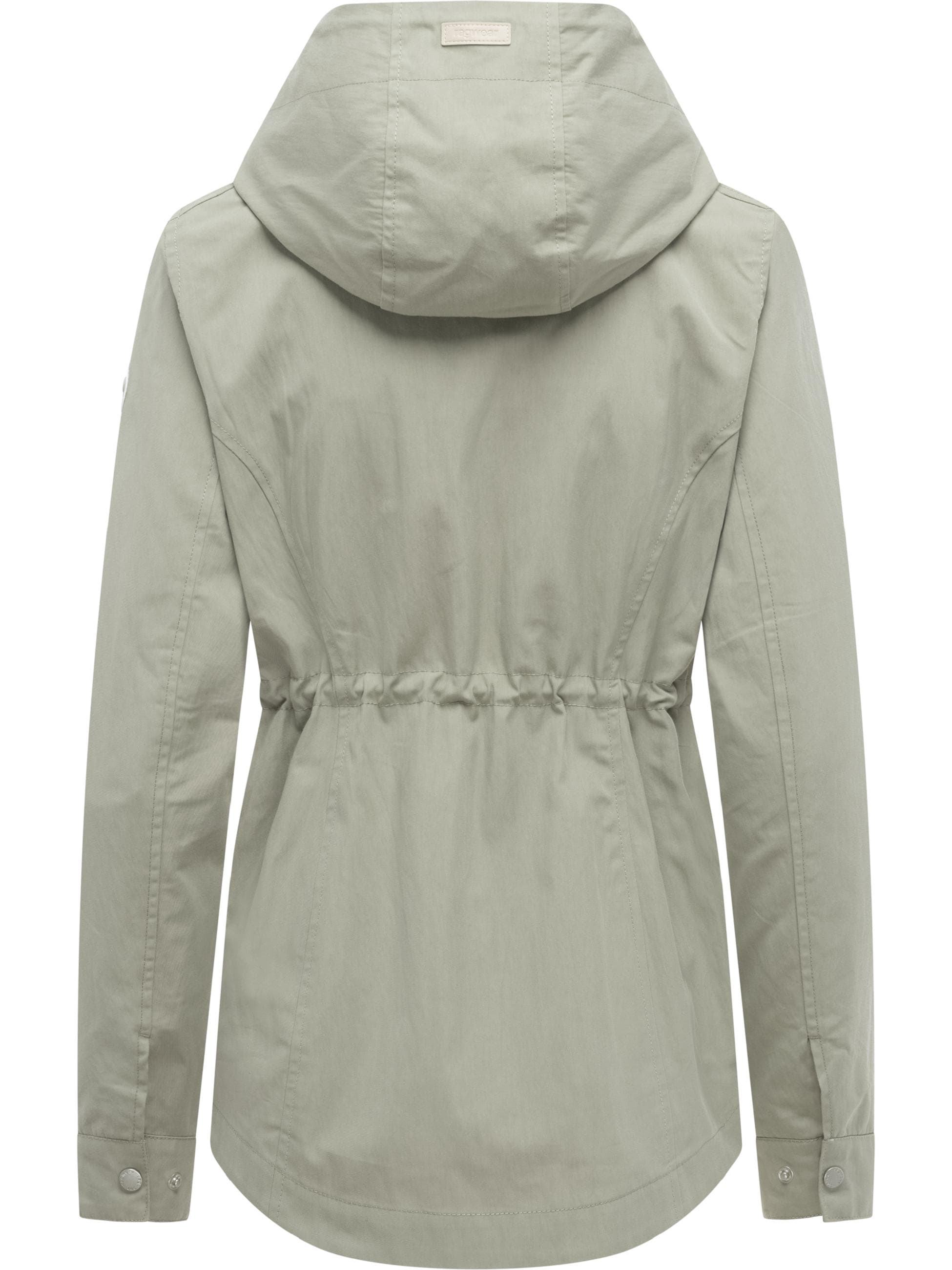 Ragwear Parka »Parka Dankira« mit Kapuze Leichte Übergangsjacke mit verstellbarer Kapuze