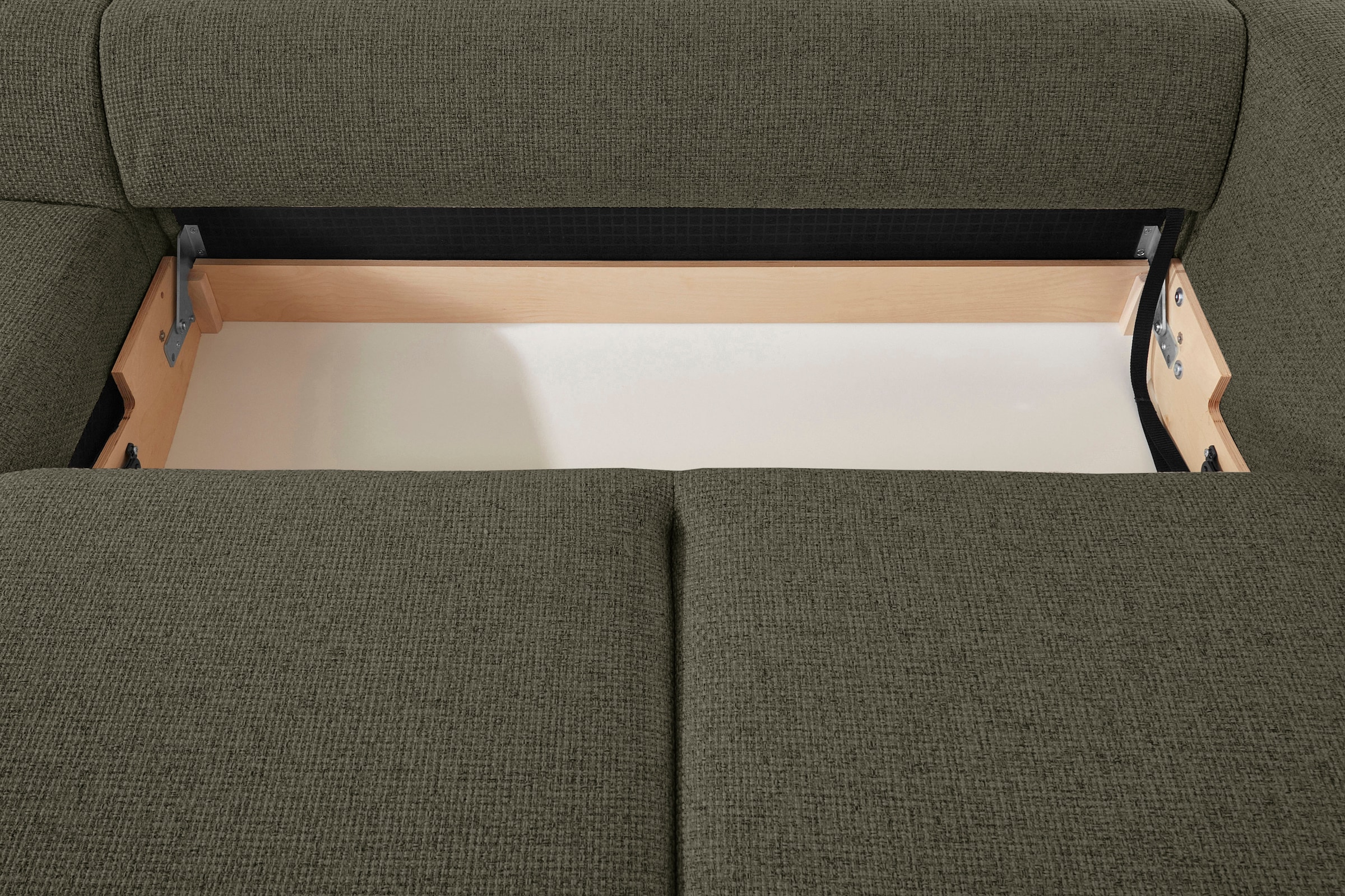 INOSIGN Ecksofa »Lumber Jack, elegant und bequem, Breite 280, hoher Fuß, L-Form«, in moderner Optik