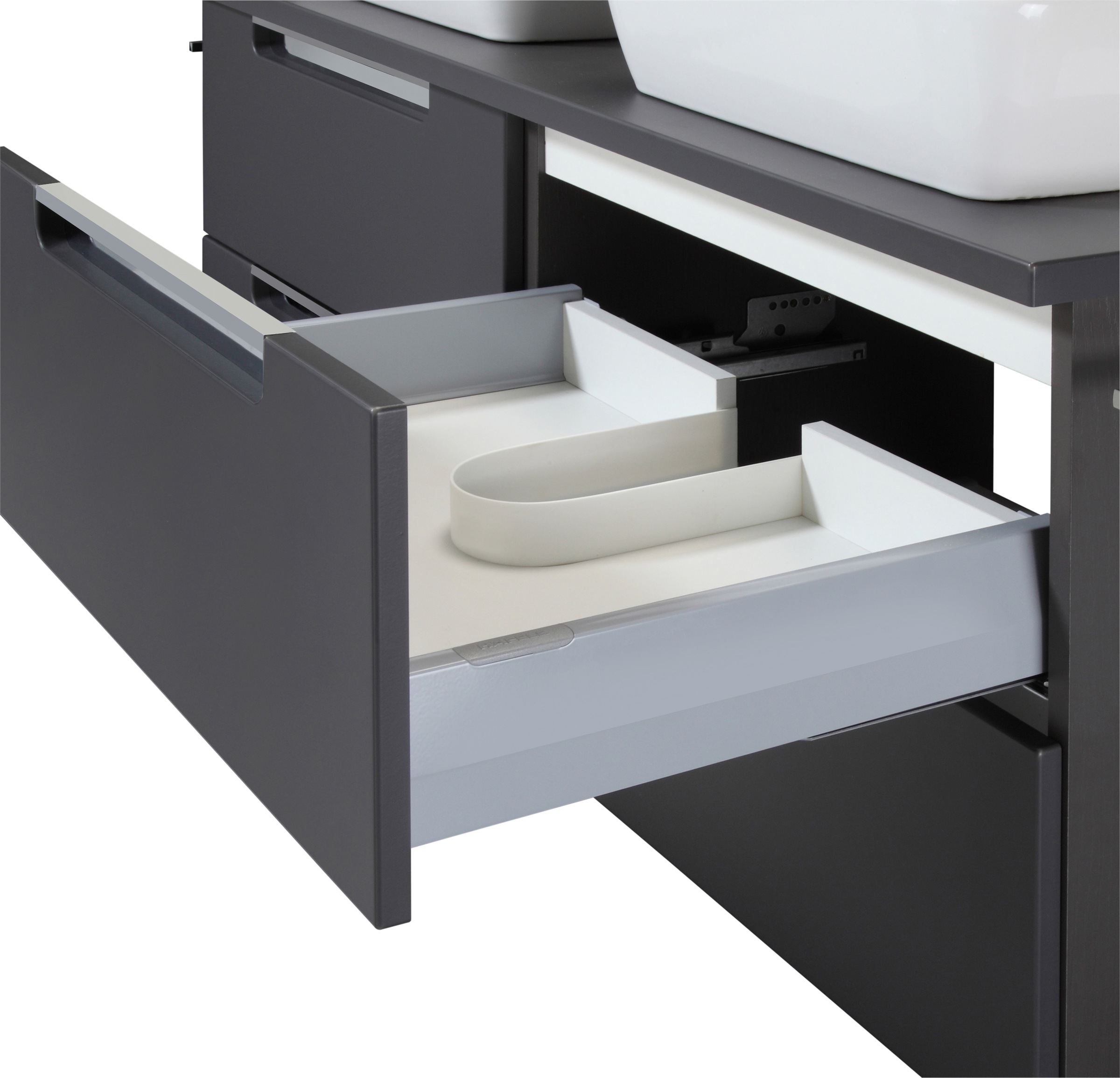 welltime Doppelwaschtisch »Malibu«, mit Soft-Close, Breite 120 cm