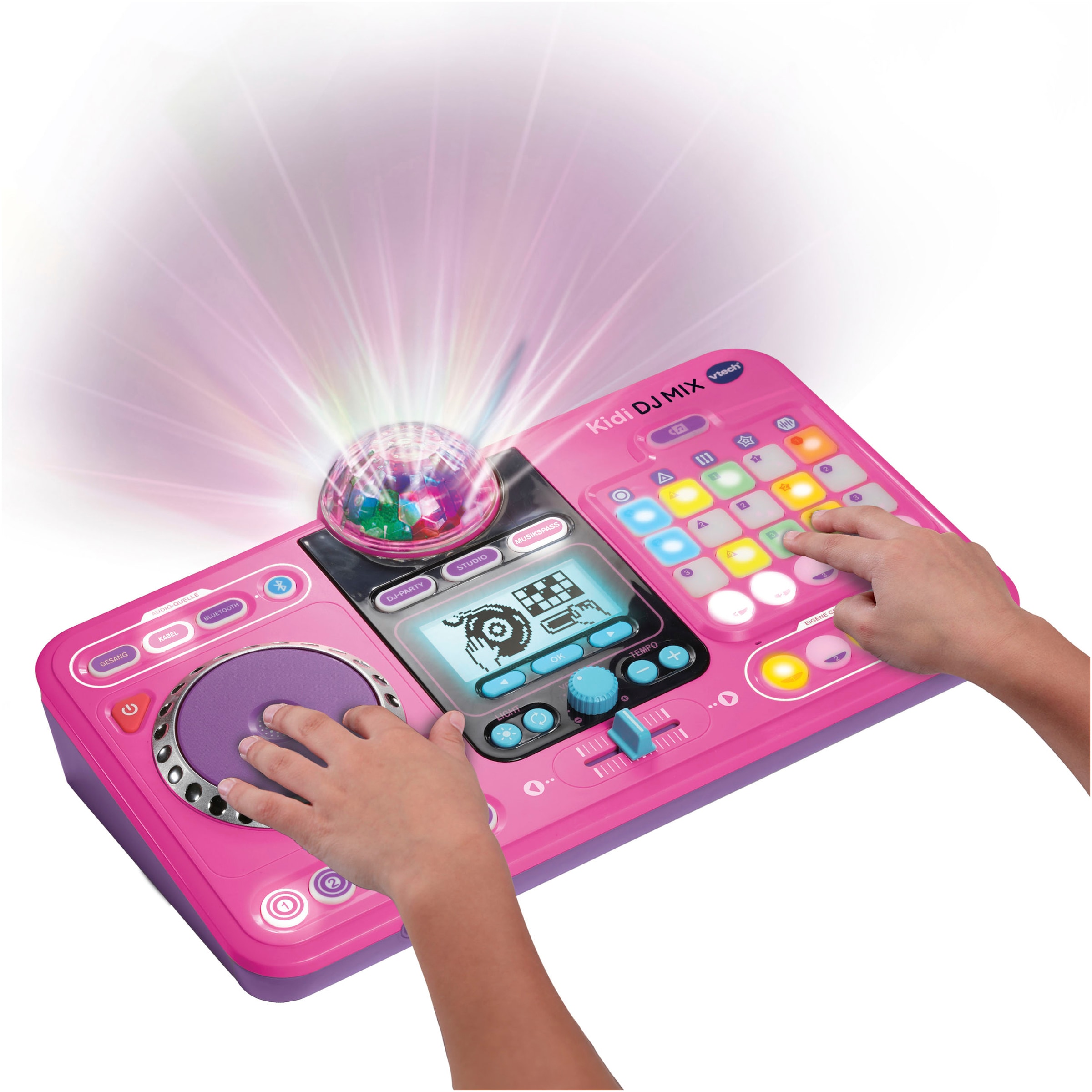 Vtech® Spielzeug-Musikinstrument »Kidi DJ Mix, pink«, mit Bluetooth-Funktion