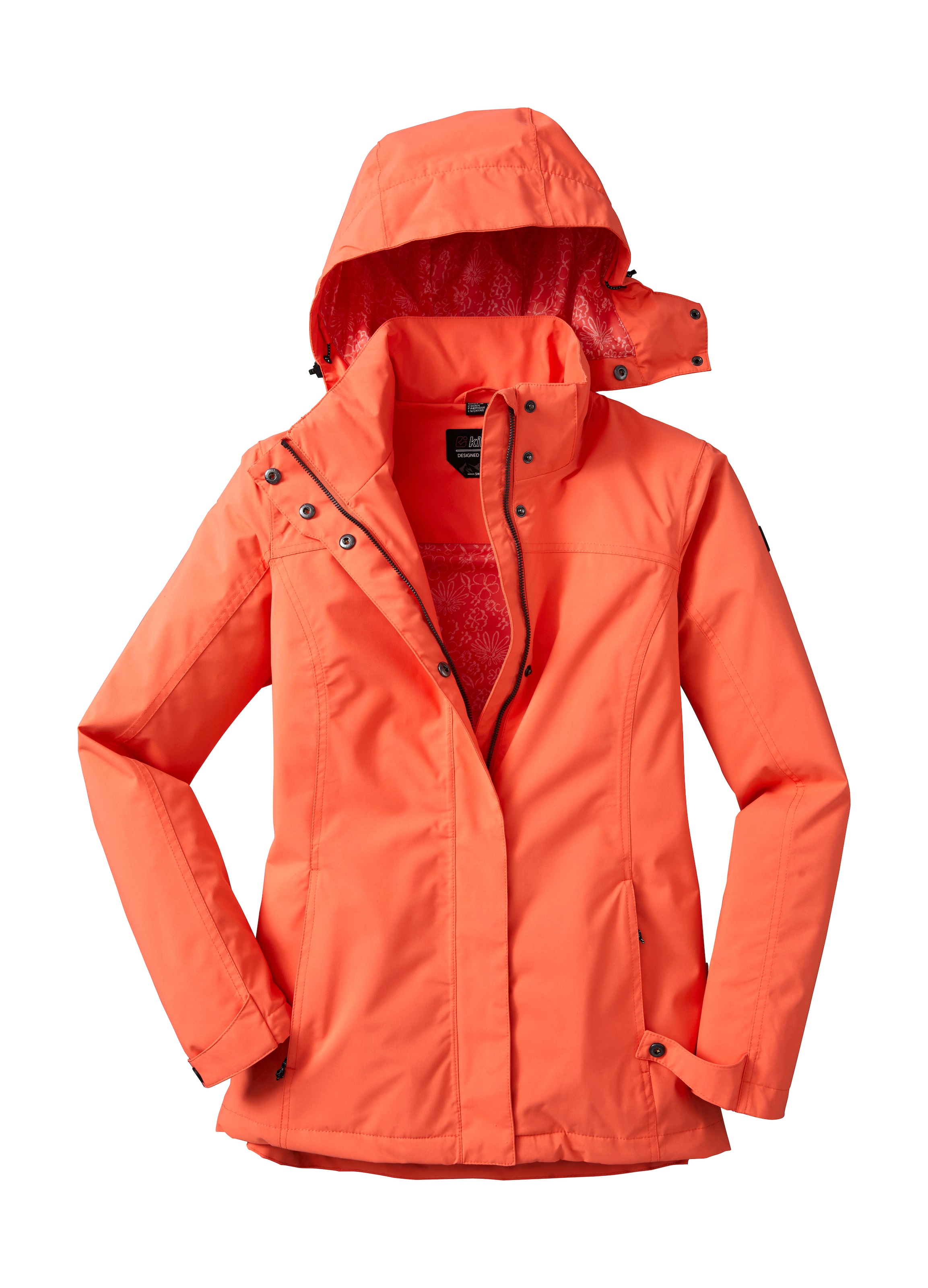 Killtec Outdoorjacke »KOS 42 WMN JCKT« Wasser- u winddicht, atmungsaktiv, Kapuze abzippbar, Ärmel verstellbar