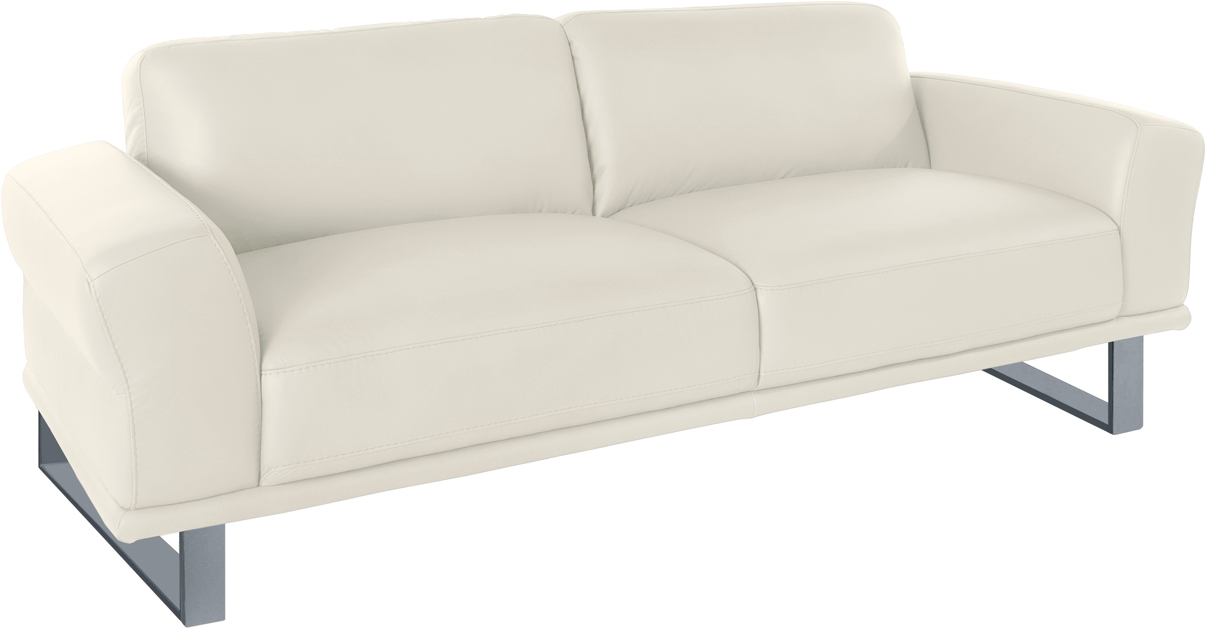 W.SCHILLIG 2,5-Sitzer »montanaa«, mit Metallkufen in Silber matt, Breite 232 cm