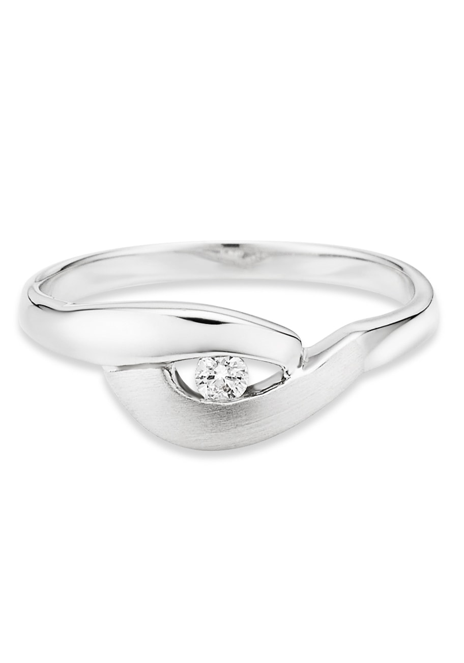 Bruno Banani Fingerring »Schmuck Geschenk Silber 925 Damenring«, mit Zirkonia (synth.)