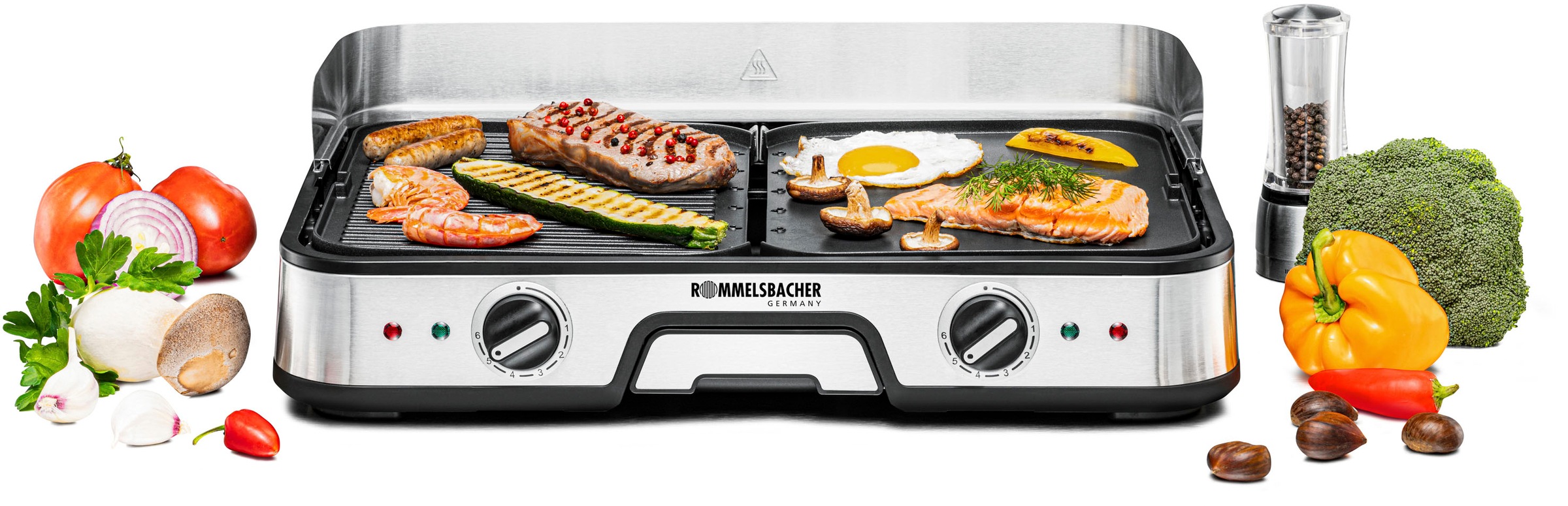 Rommelsbacher Tischgrill »BBQ 2025«, 2000 W