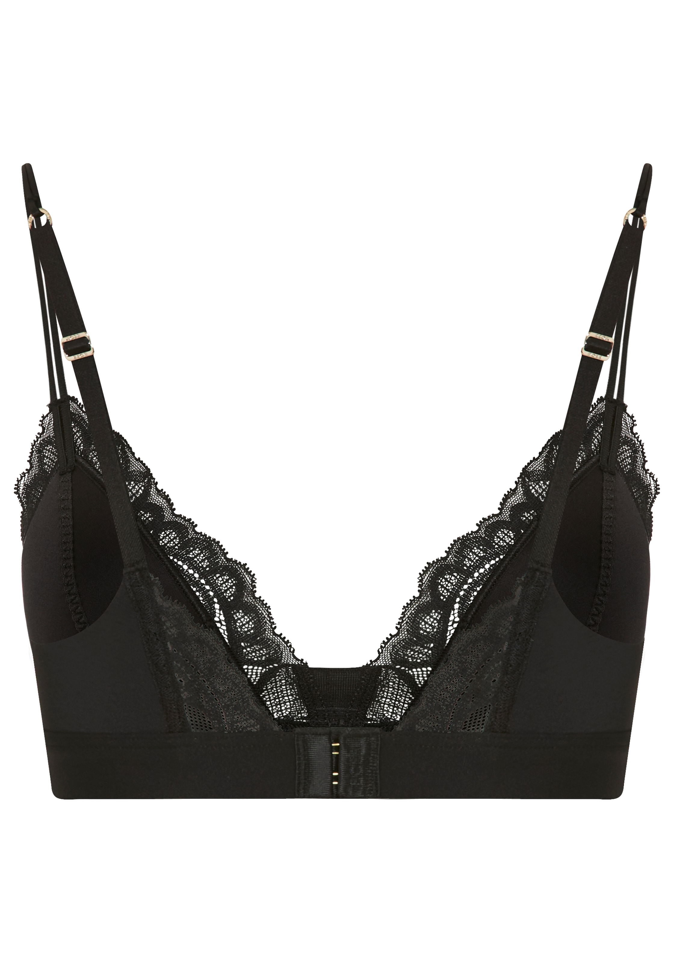 BOSS Bralette »BLOSSOM« Premium Spitzen-Bralette mit plissiertem Mesh