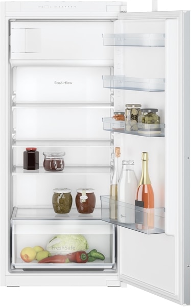 NEFF Einbaukühlschrank »KI2421SE0«, KI2421SE0, 122,1 cm hoch, 54,1 cm breit, Fresh Safe: Schublade für flexible Lagerung von Obst & Gemüse