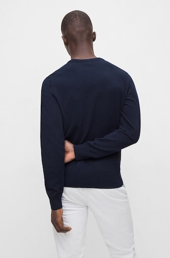 BOSS ORANGE Strickpullover »Kanovano«, mit Rundhalsausschnitt
