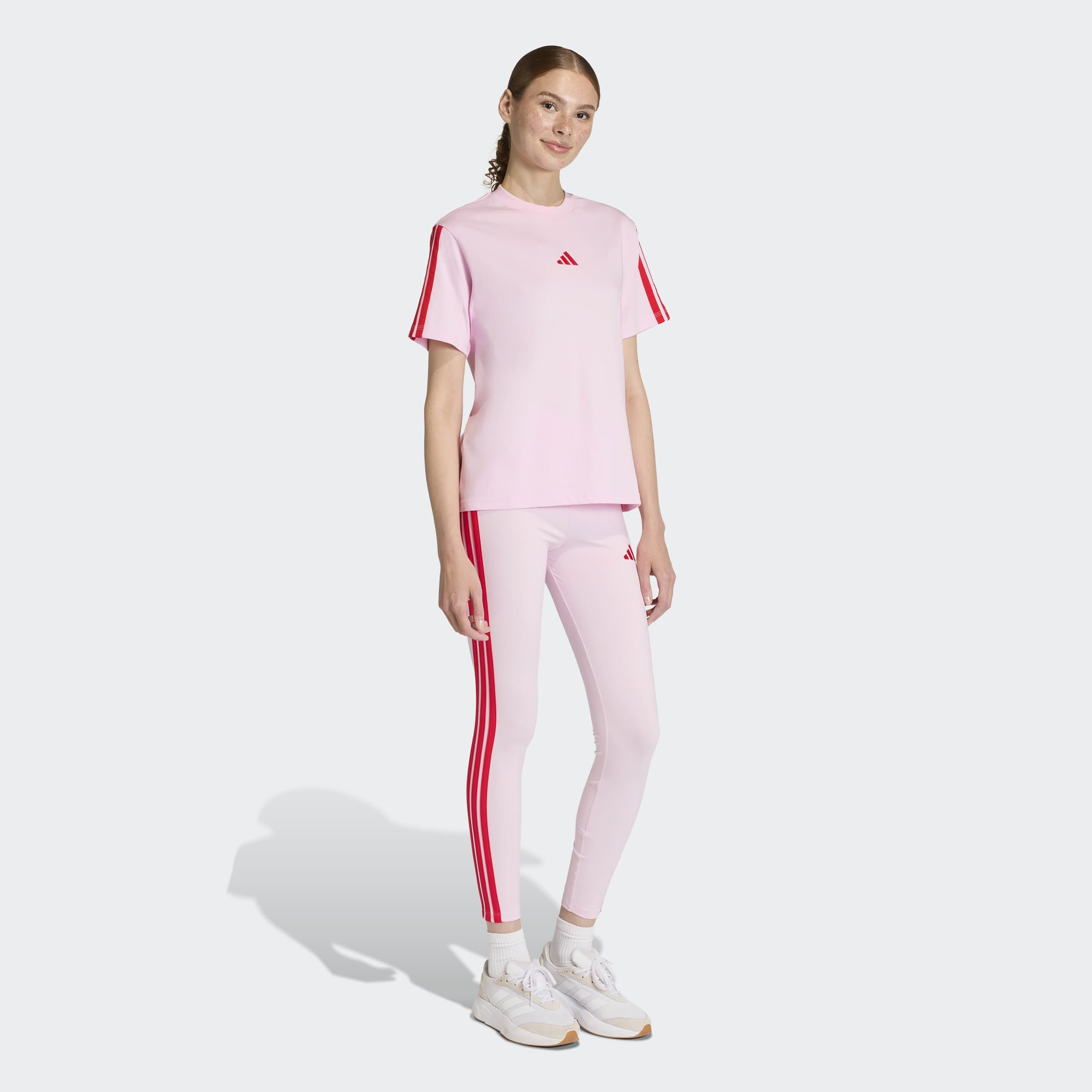 adidas Sportswear T-Shirt »W 3S SJ T B« klassische 3-Streifen an den Ärmeln, ohne Verschluss