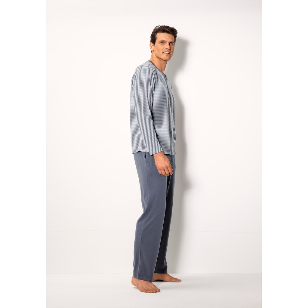 le jogger® Pyjama, (Packung, 4 tlg., 2 Stück)