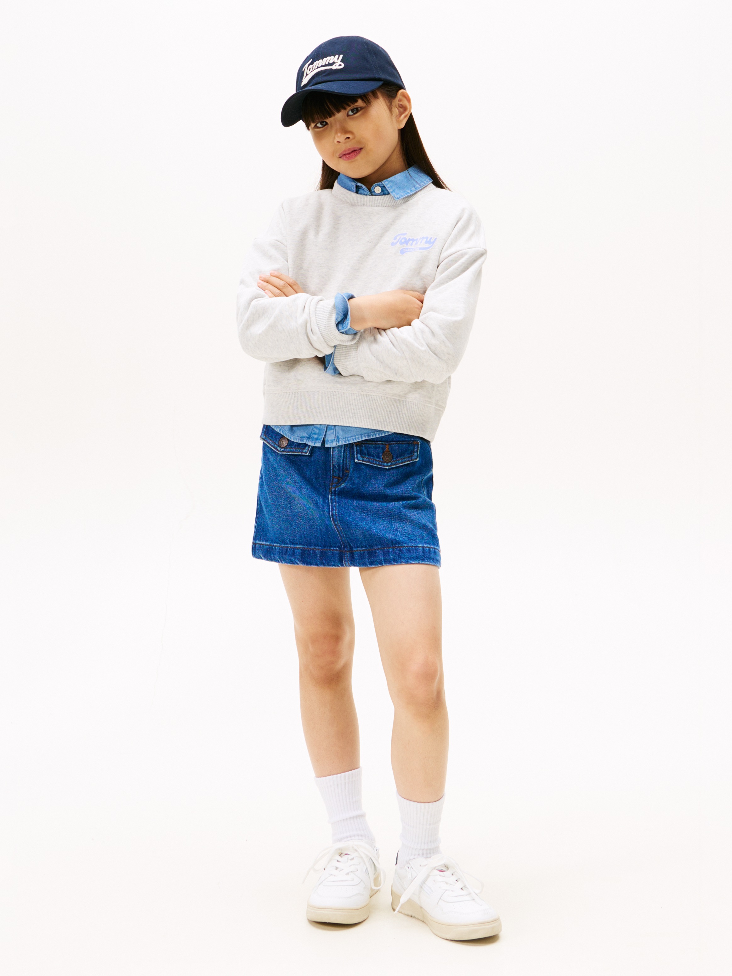 Tommy Hilfiger Sweatshirt »TOMMY FLOCK SWEATSHIRT«, Kinder bis 16 Jahre
