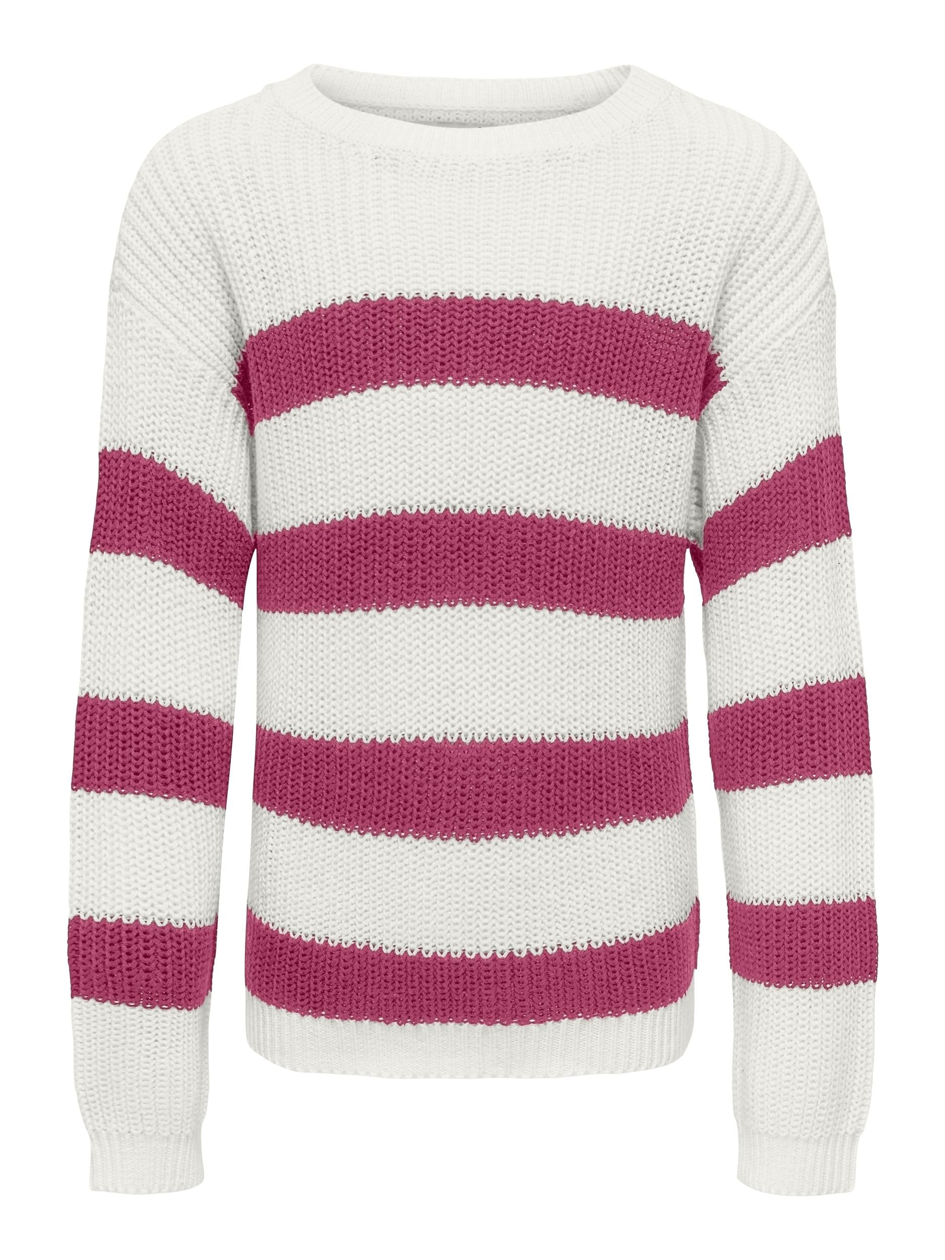 Strickpullover »KOGSIF LS STRIPED PULLOVER KNT«