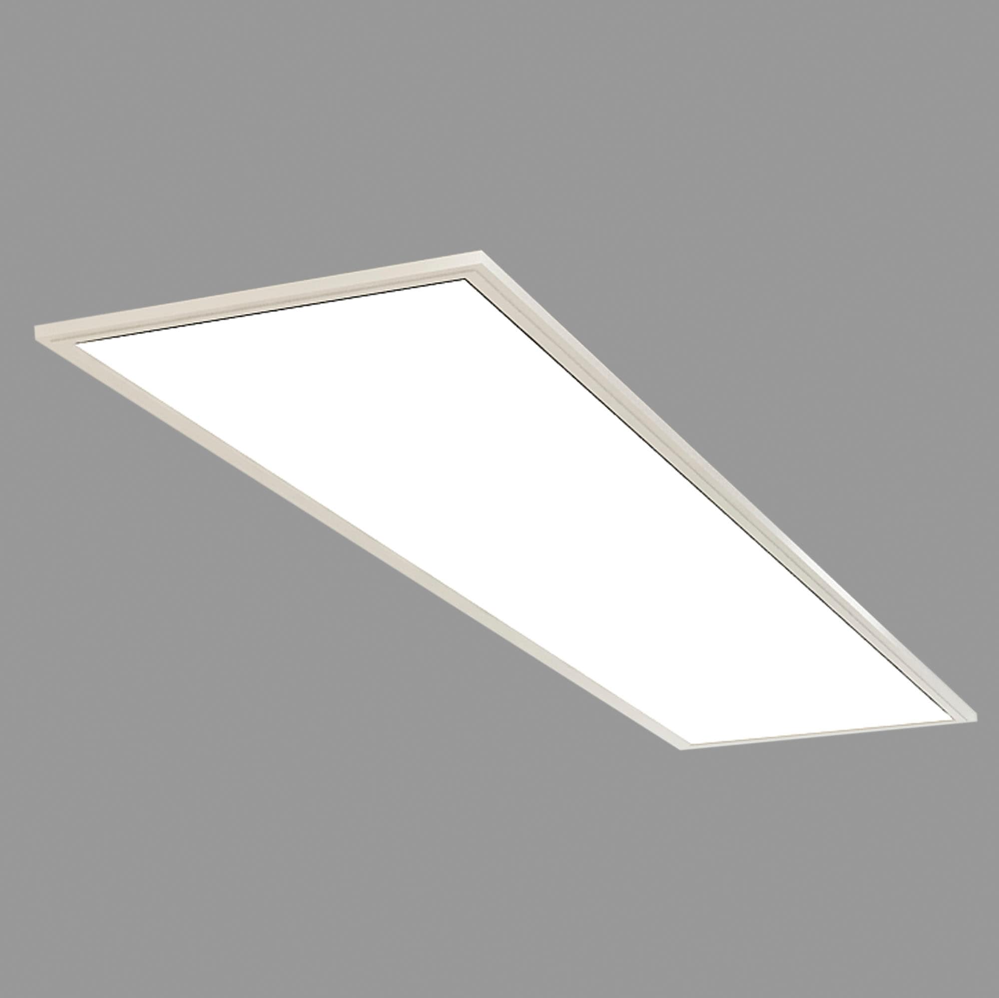 Briloner Leuchten LED Panel »7193016 Simple«, Leuchtmittel LED-Board | LED fest integriert, Deckenlampe, 119,5x29,5x6cm, Weiß, 38W, Wohnzimmer, Schlafzimmer