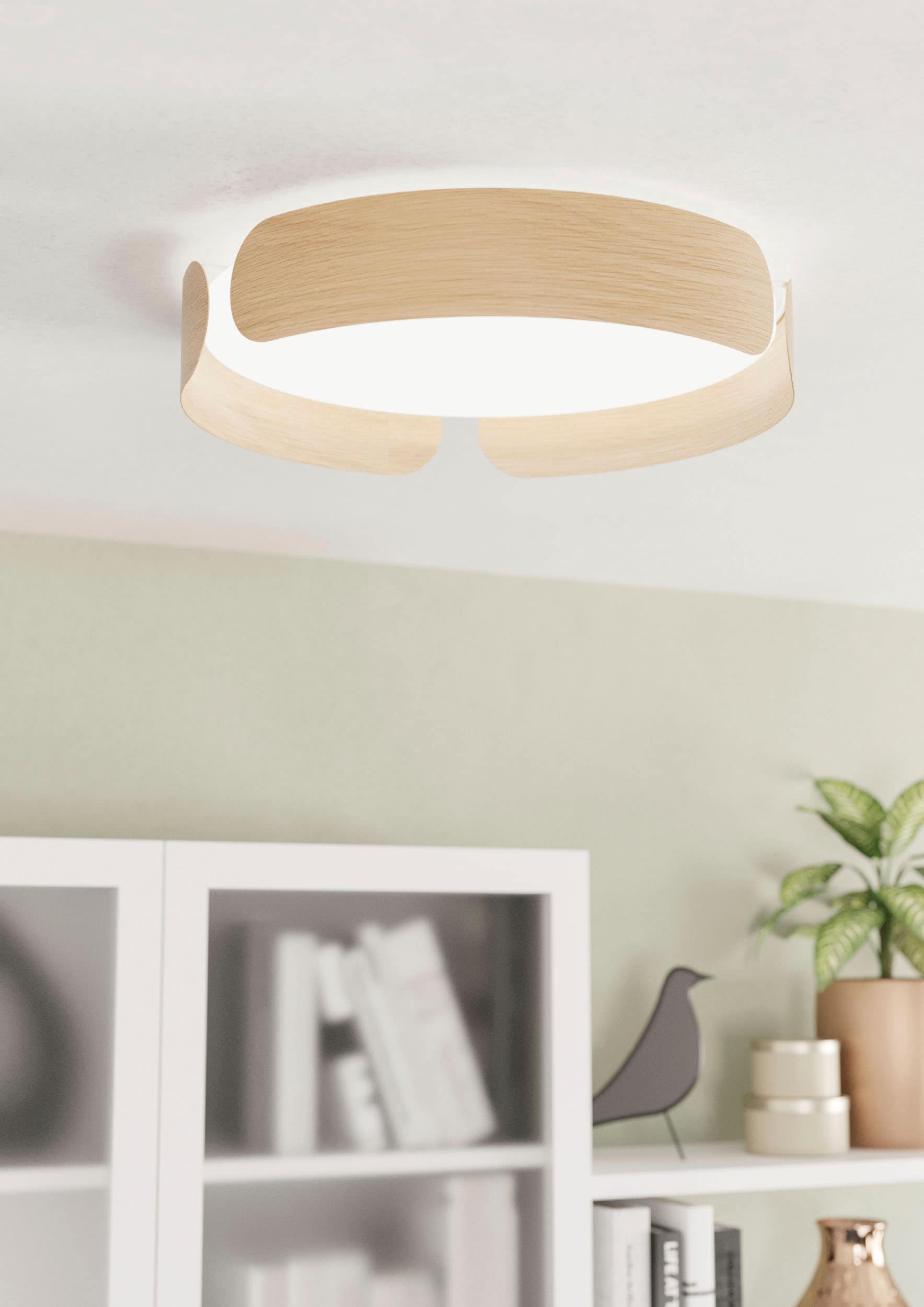 Lampe Deckenlampe, EGLO XXL Garantie | Deckenleuchte 3 LED Jahren »VALCASOTTO«, Schlafzimmerlampe, kaufen Decke online Wohnzimmerlampe, mit