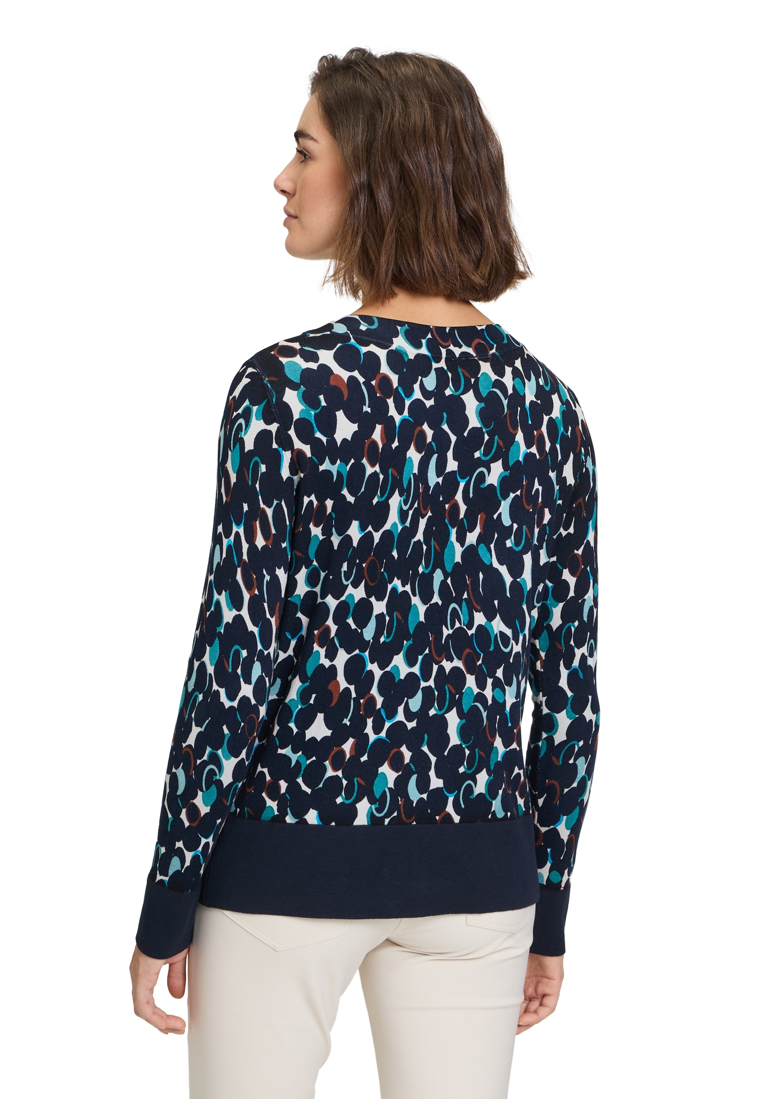 Betty Barclay Rundhalspullover »Feinstrickpullover langarm«