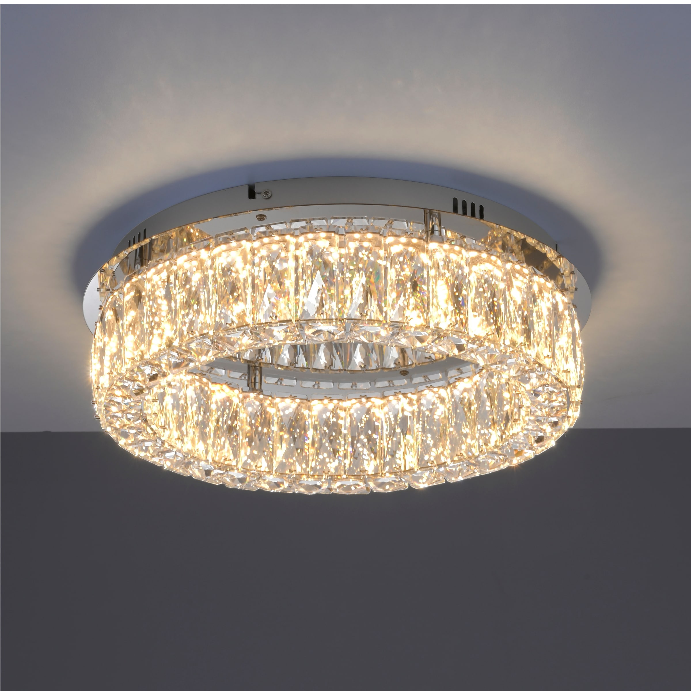 JUST LIGHT Deckenleuchte »KULUNKA« LED-Board 1 Stk. Warmweiß LED, dimmbar, Switchmo