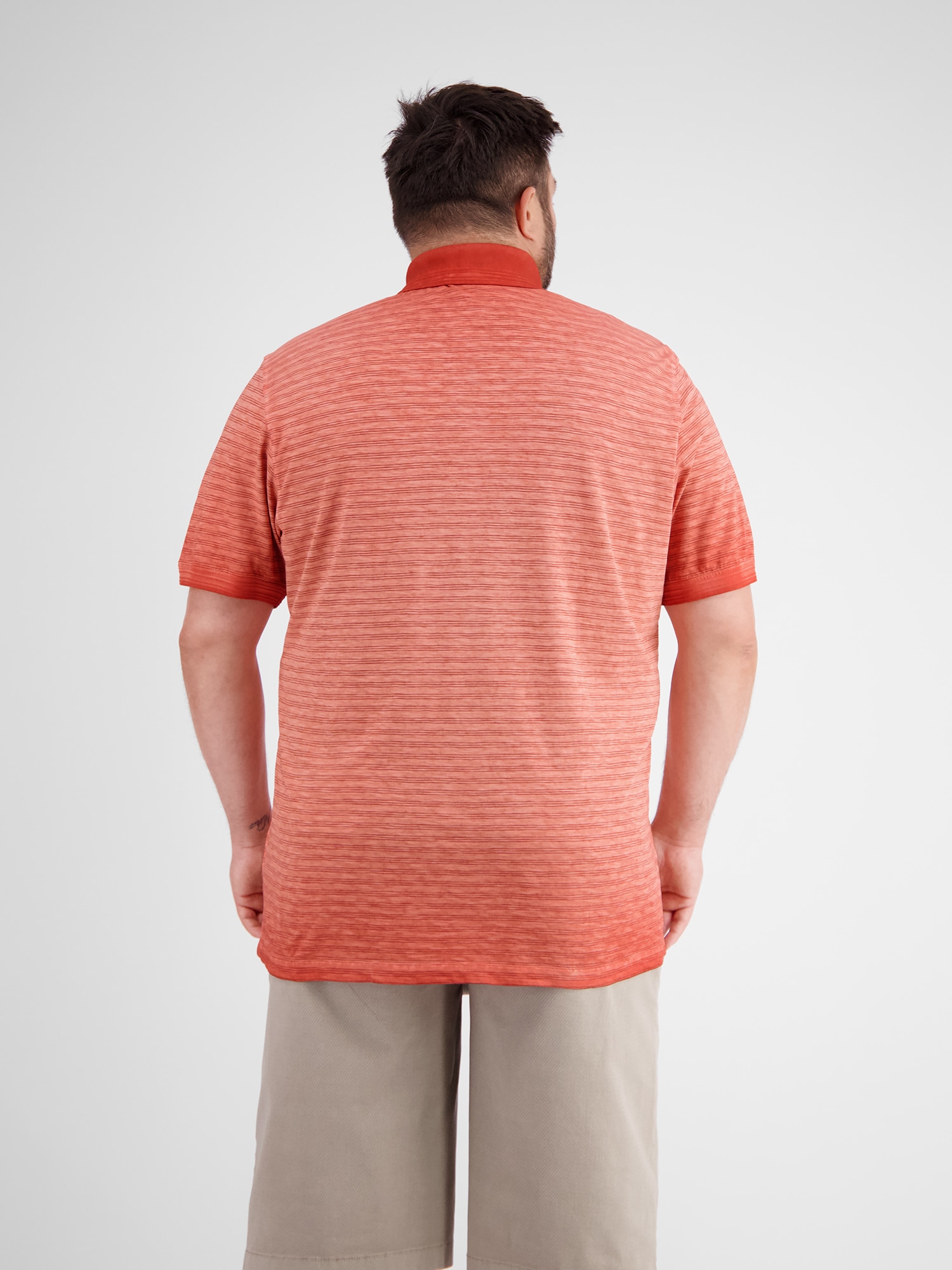 LERROS Poloshirt »LERROS Gestreiftes Poloshirt in Großen Größen«