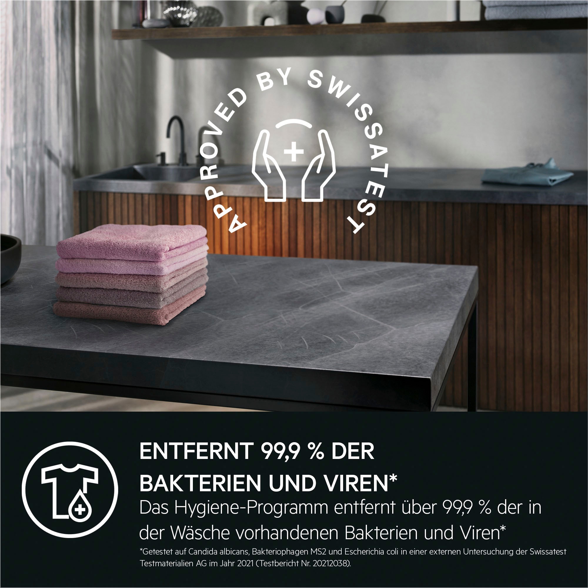 AEG Wärmepumpentrockner »TR9W75680«, 9000 AbsoluteCare® Plus, 8 kg, AbsoluteCare®Plus ​
- perfekte Trockenergebnisse bei allen Textilien