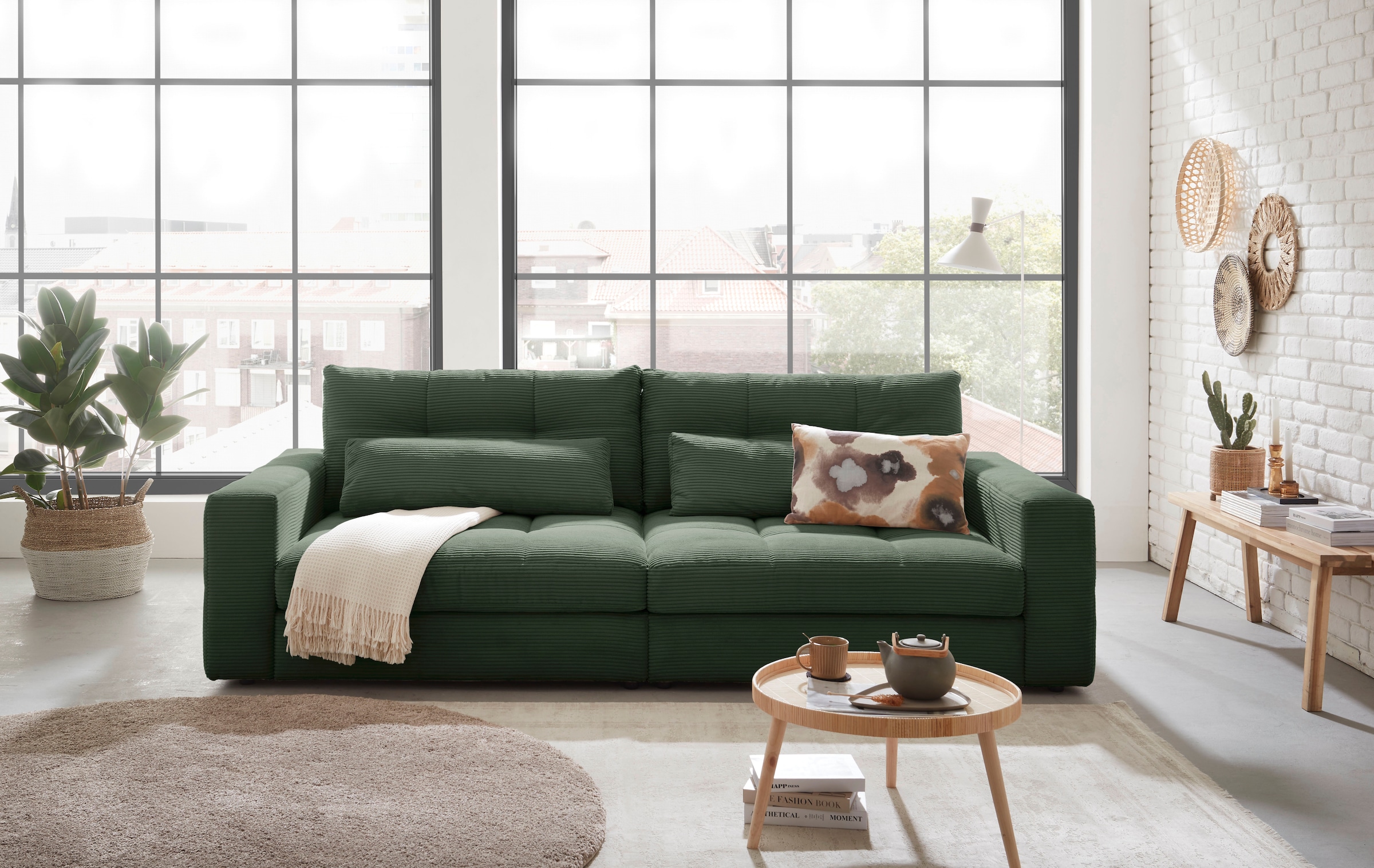 ED EXCITING DESIGN 3-Sitzer »Jasper Mega-Sofa, bequem, viel Platz, Breite 265cm, Tiefe 122cm«