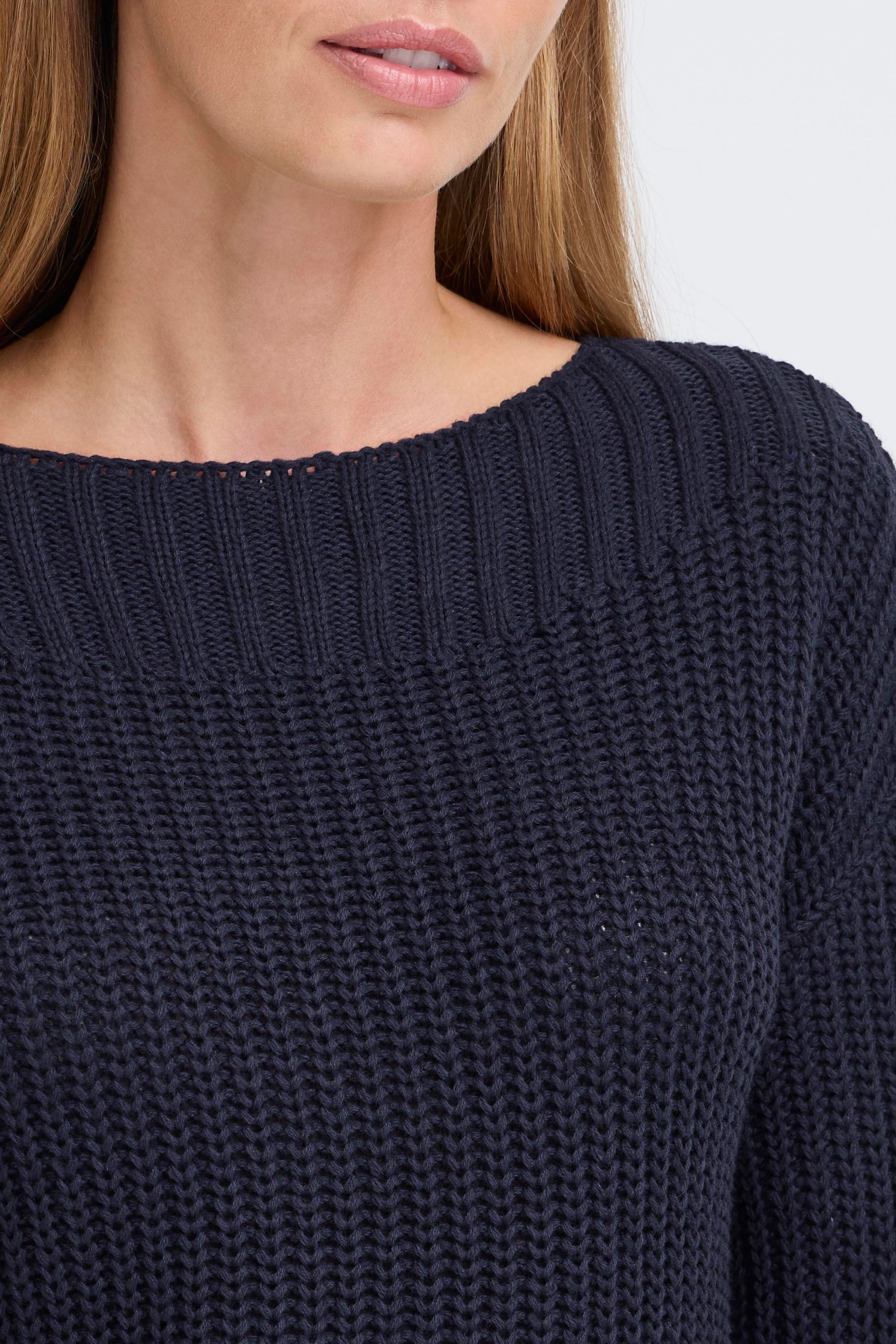 OXMO Strickfleece-Pullover »Strickpullover OXFKANNA«