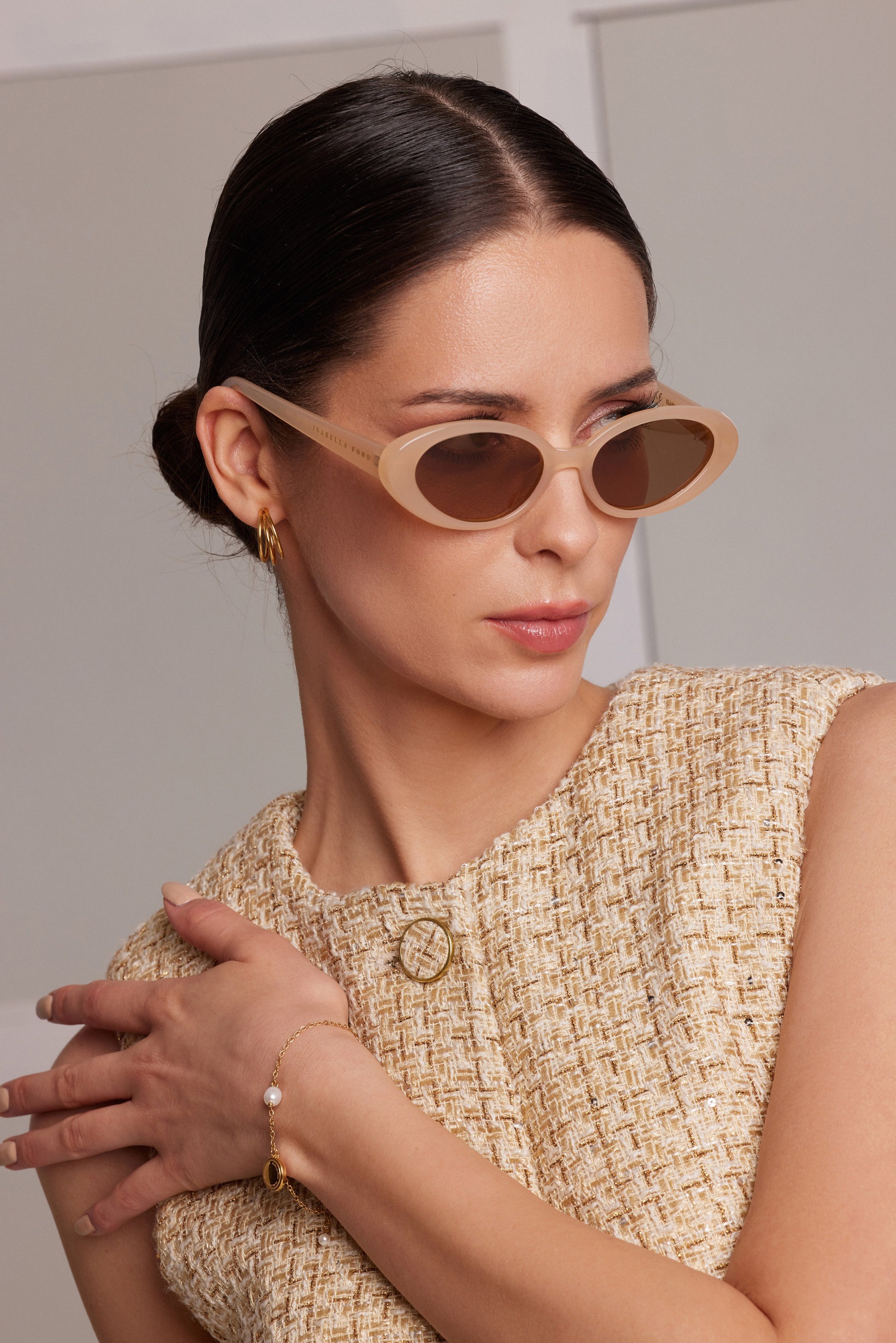 ISABELLA FORD Sonnenbrille »FA02-03« Glas 0,74 mm, polarisierte Gläser, UV400, CAT3.0