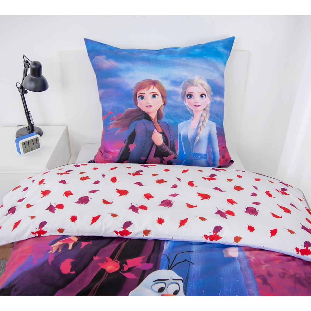 Disney Kinderbettwäsche »Disney´s Eiskönigin«, mit tollem Anna und Elsa Motiv