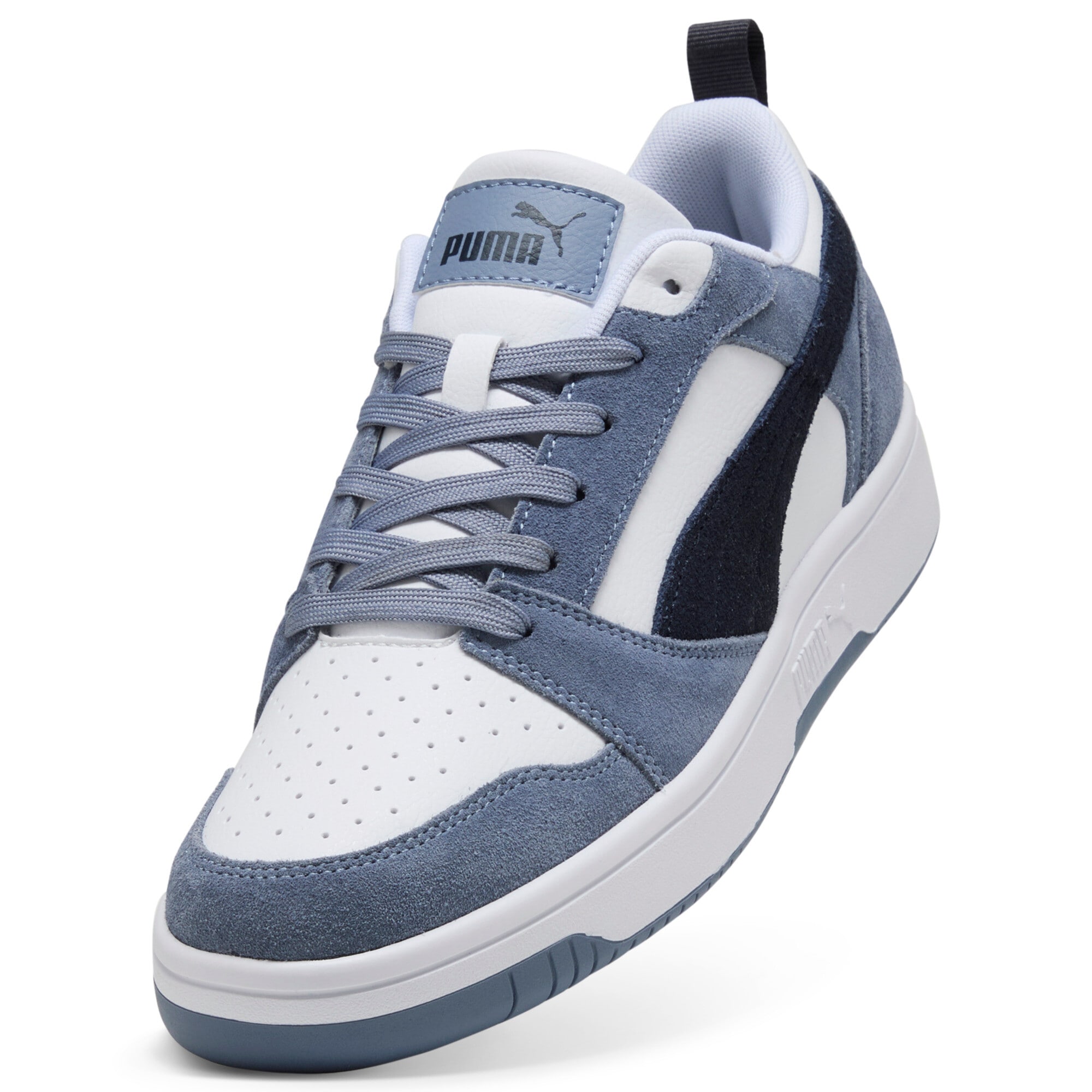 PUMA Sneaker »REBOUND V6 LOW SD«  mit Leder-Obermaterial, mit SOFTFOAM+ Einlegesohle, sportlicher Stil