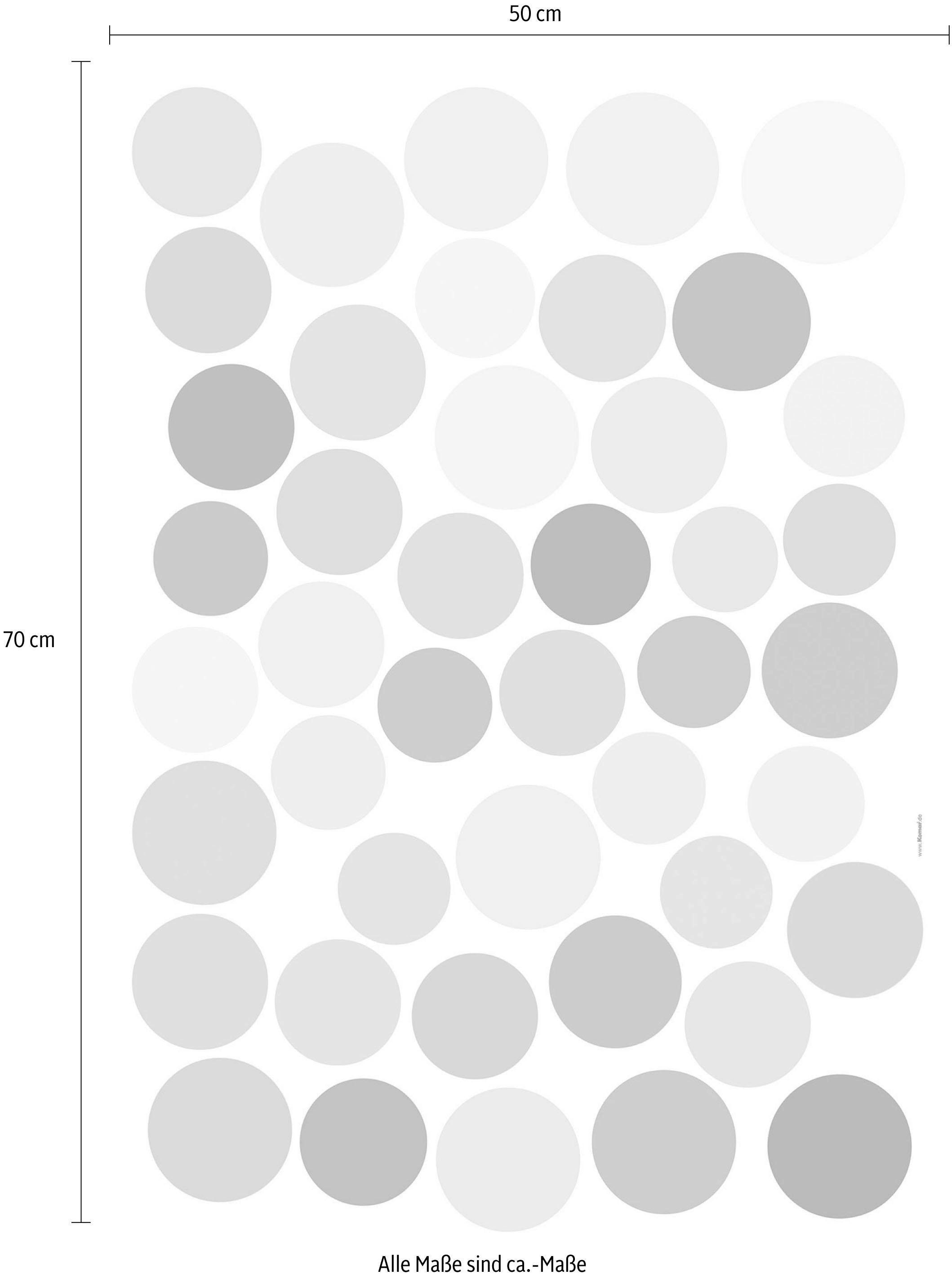 Komar Wandtattoo »Dots - Größe 50 x 70 cm« selbstklebend, Wandsticker