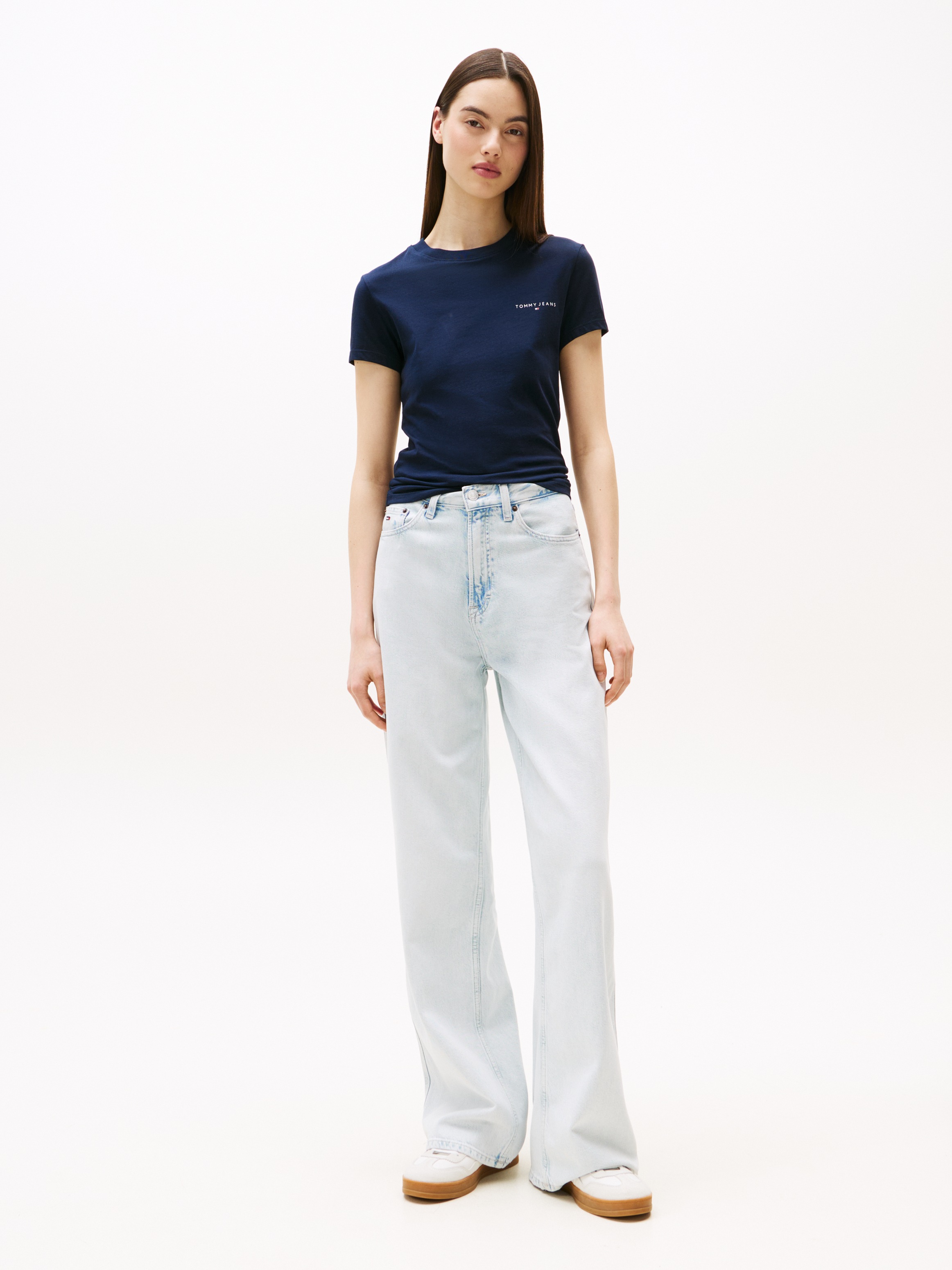 Tommy Jeans Kurzarmshirt »TJW SLIM LINEAR SS TEE EXT«