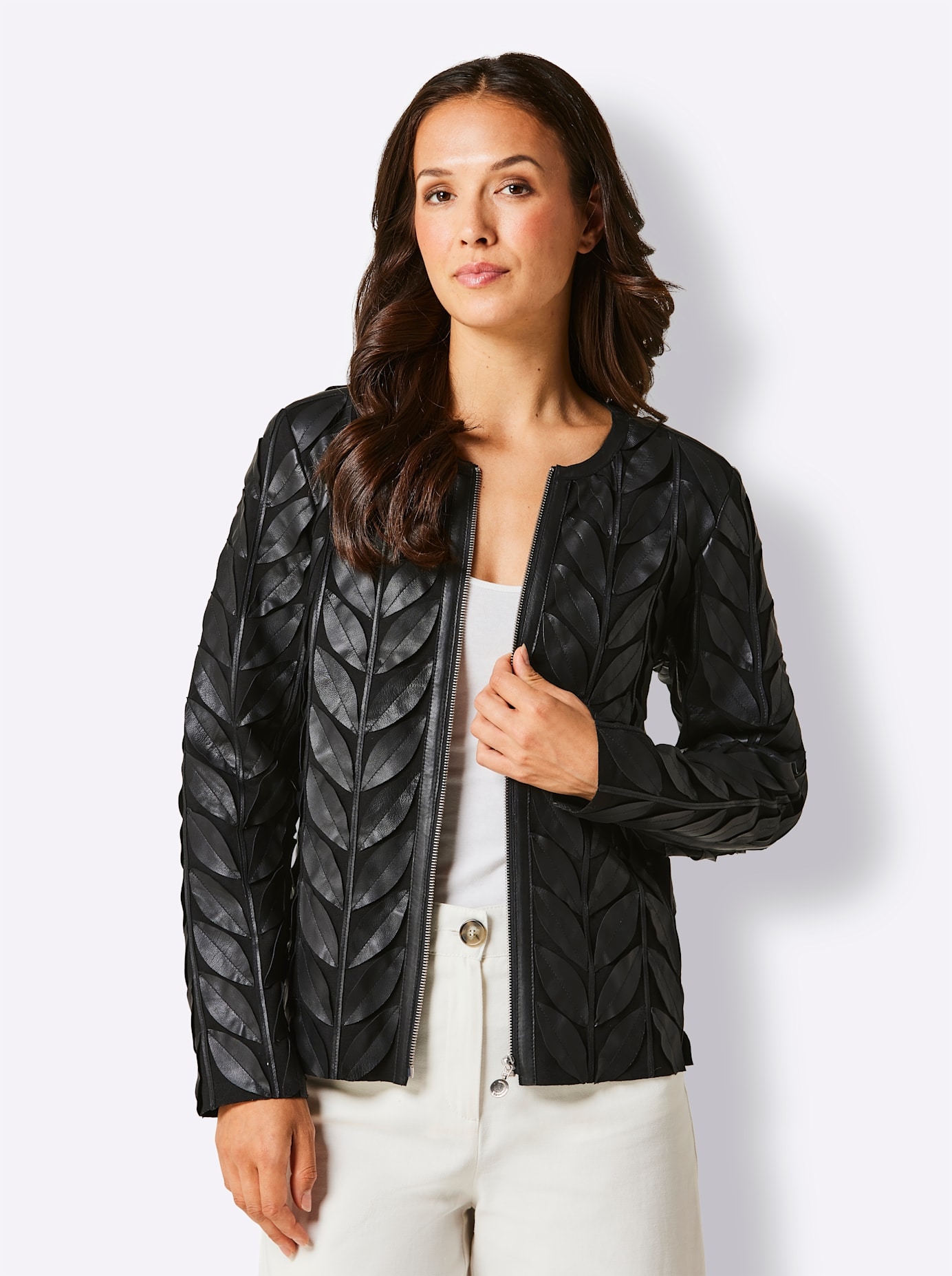 CREATION L PREMIUM Lederblazer »Lammnappa-Leder-Blazer«