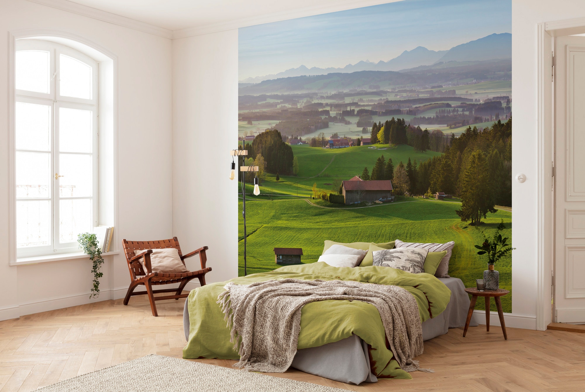 Komar Vliestapete »Digitaldruck Vlies - Paradiesisches Bayern - Größe 450 x 280 cm«, bedruckt, Wohnzimmer, Schlafzimmer