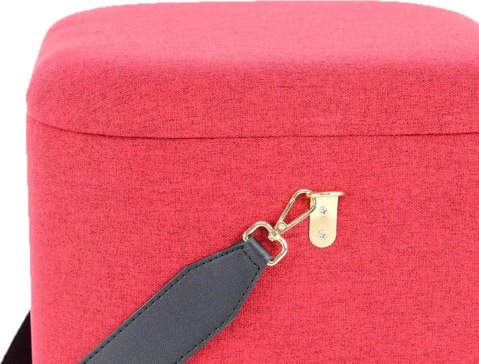 Kayoom Hocker »Arabella 225 2er-Set, abnehmbare Sitzfläche, Lagerfläche im Inneren« Set, 2 Stk. tlg. stapelbar, gepolstert, mit Stauraum, abgerundete quadratische Form