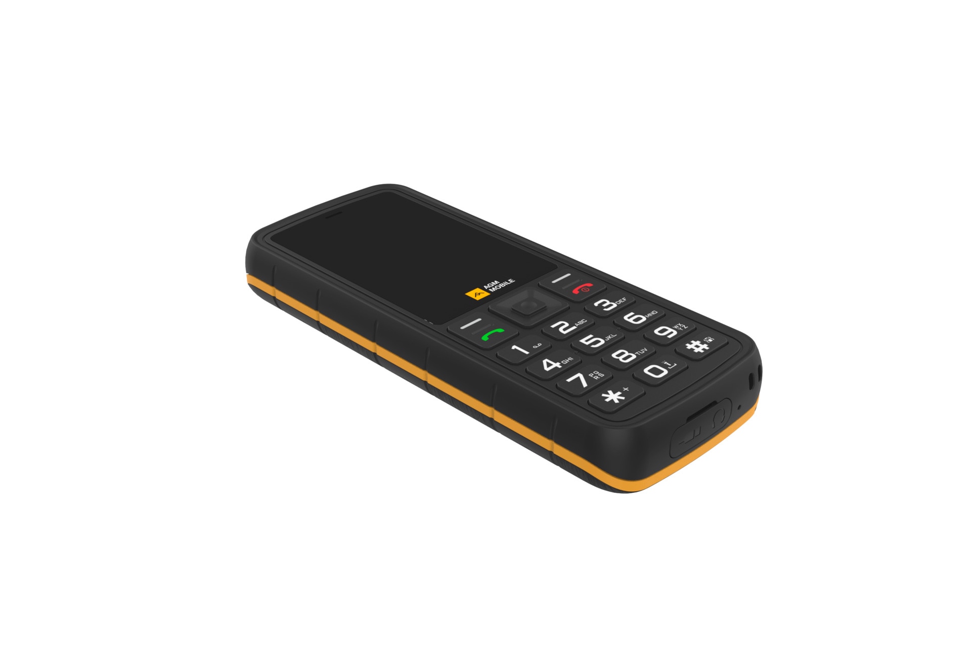 AGM by Beafon Handy »M9 (4G)«, Schwarz, robust, ergonomisch, Schnellwahl, Dual SIM, IP68, IP69K, MIL-STD 810H