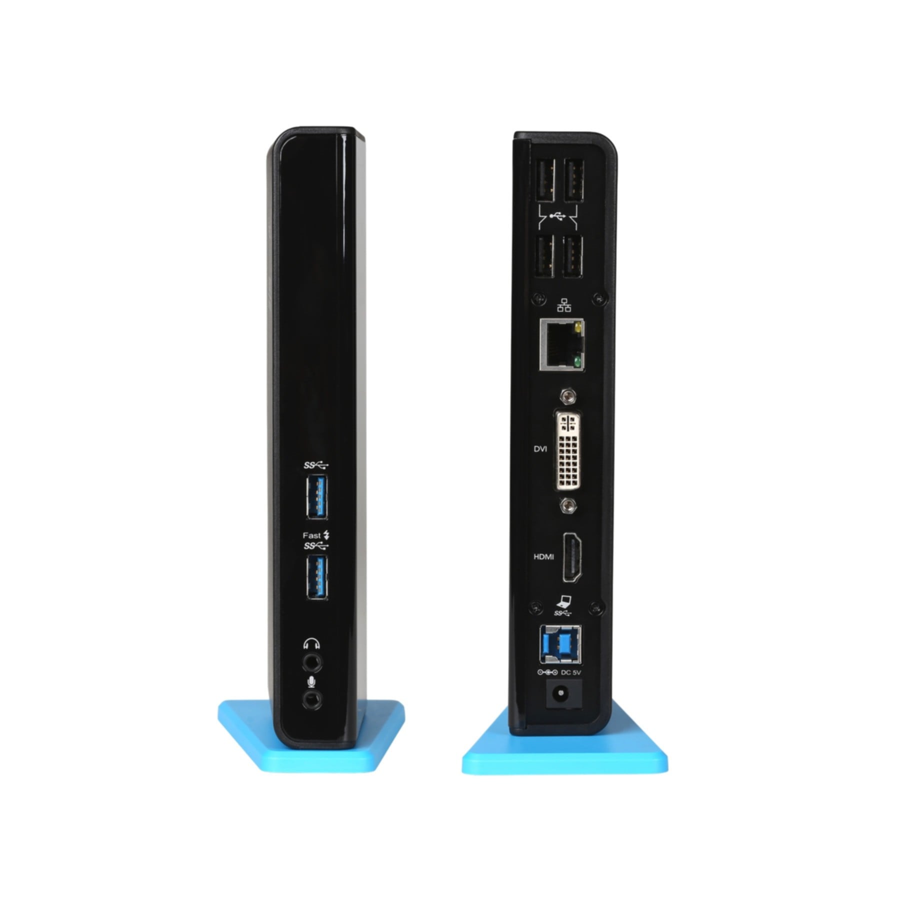 Laptop-Dockingstation »USB 3.0 Dual Docking Station HDMI DVI«