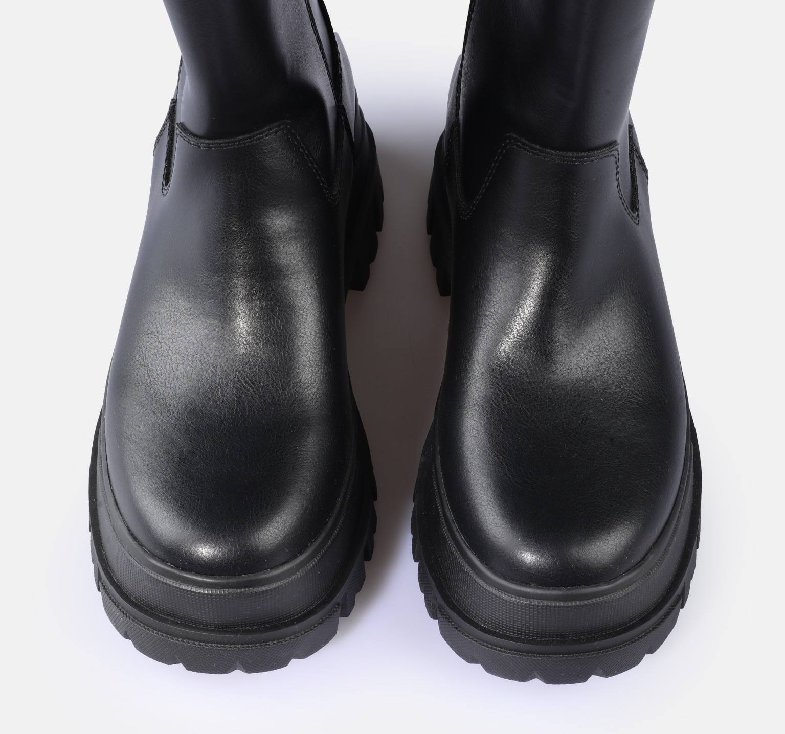 Buffalo Stiefel »ASPHA RIDING BOOT HI«  , Plateau, Langschaftstiefel, Reitstiefel mit verstellbaren Schnallen