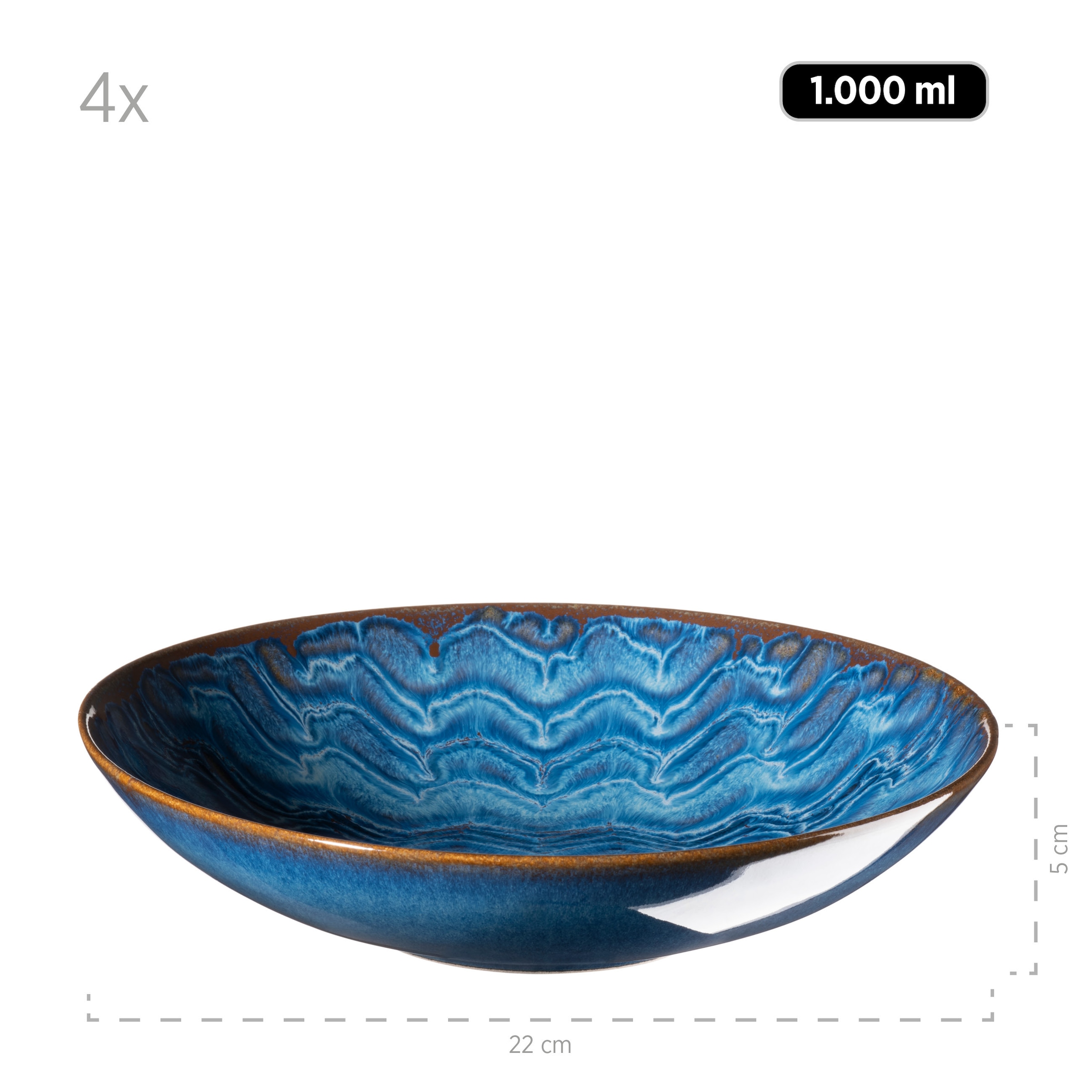 MÄSER Tafelservice »Aquamarine«