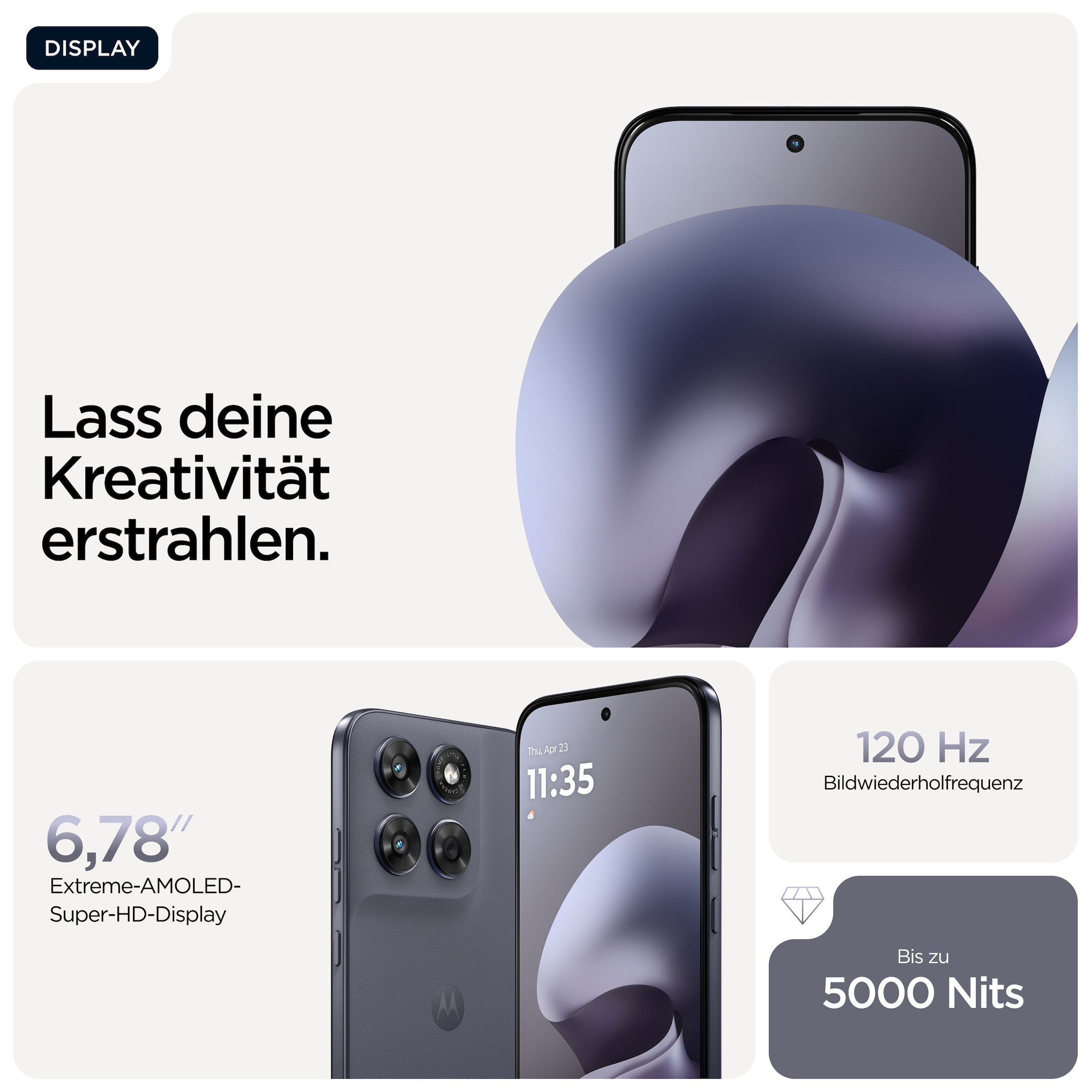 Motorola Smartphone »moto g67« PANTONE® Arctic Seal