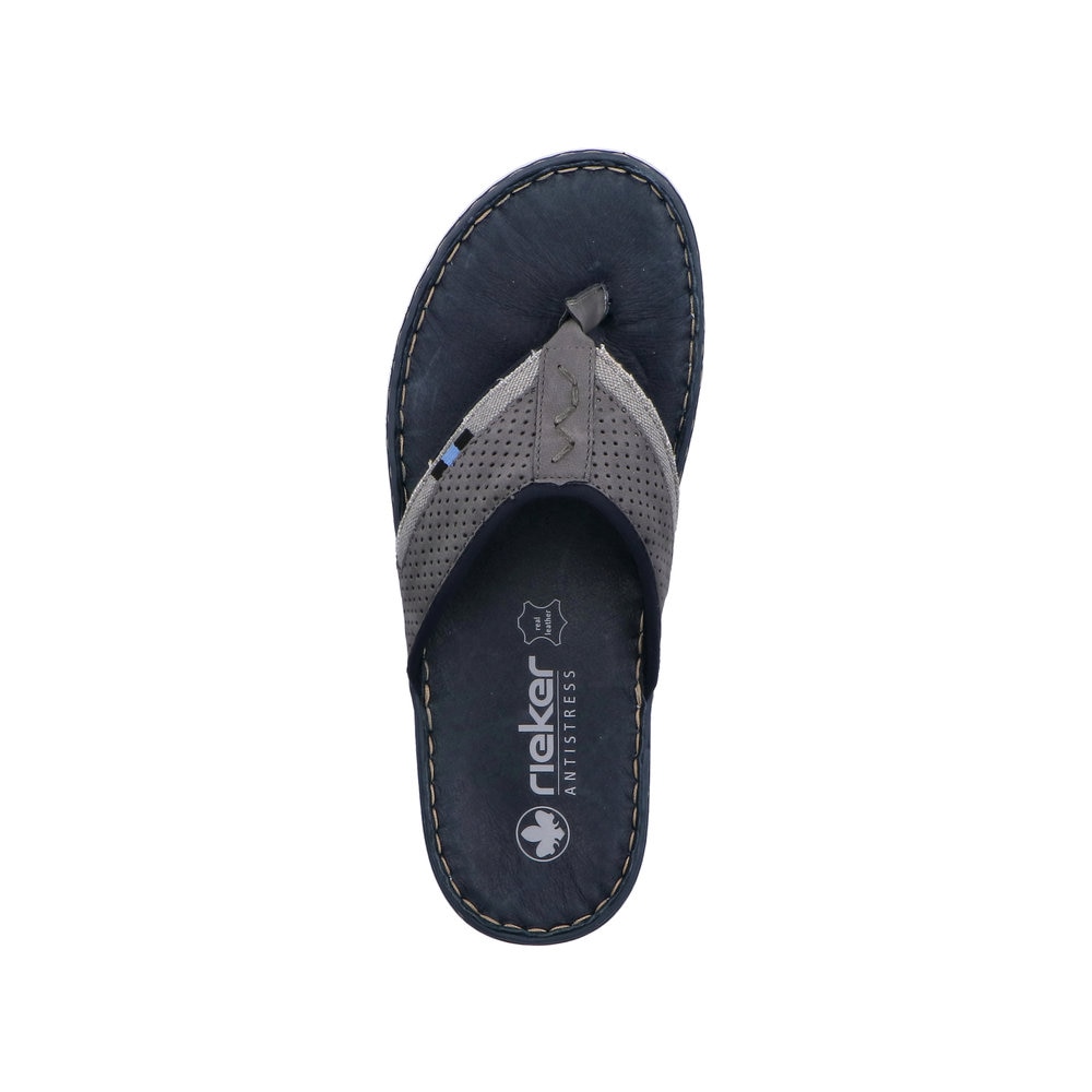 Rieker Zehentrenner  Sommerschuh, Strandschuh mit weicher Leder-Innensohle