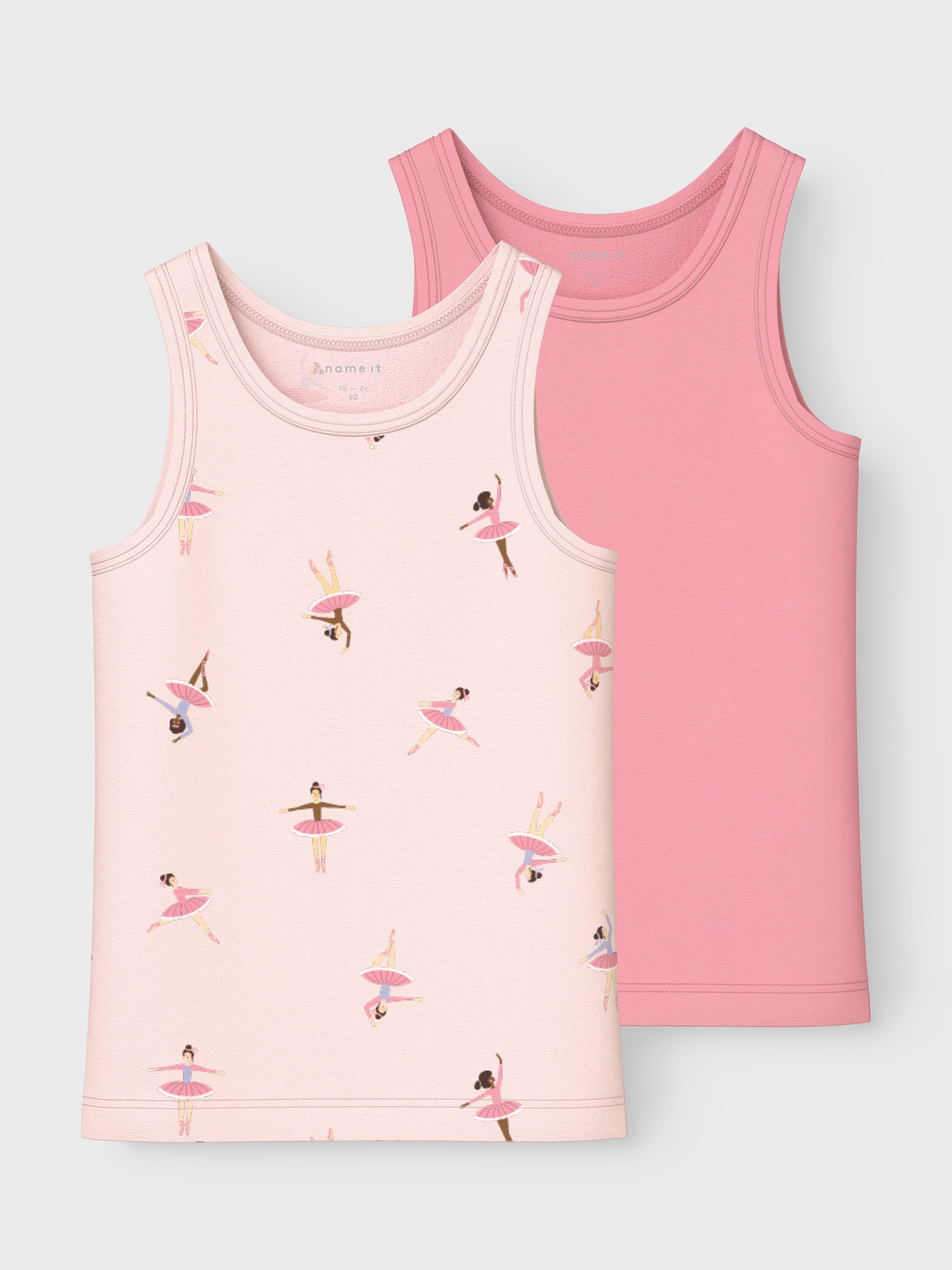 Name It Unterhemd »NMFTANK TOP 2P BALLARINA NOOS«, (2 St.)