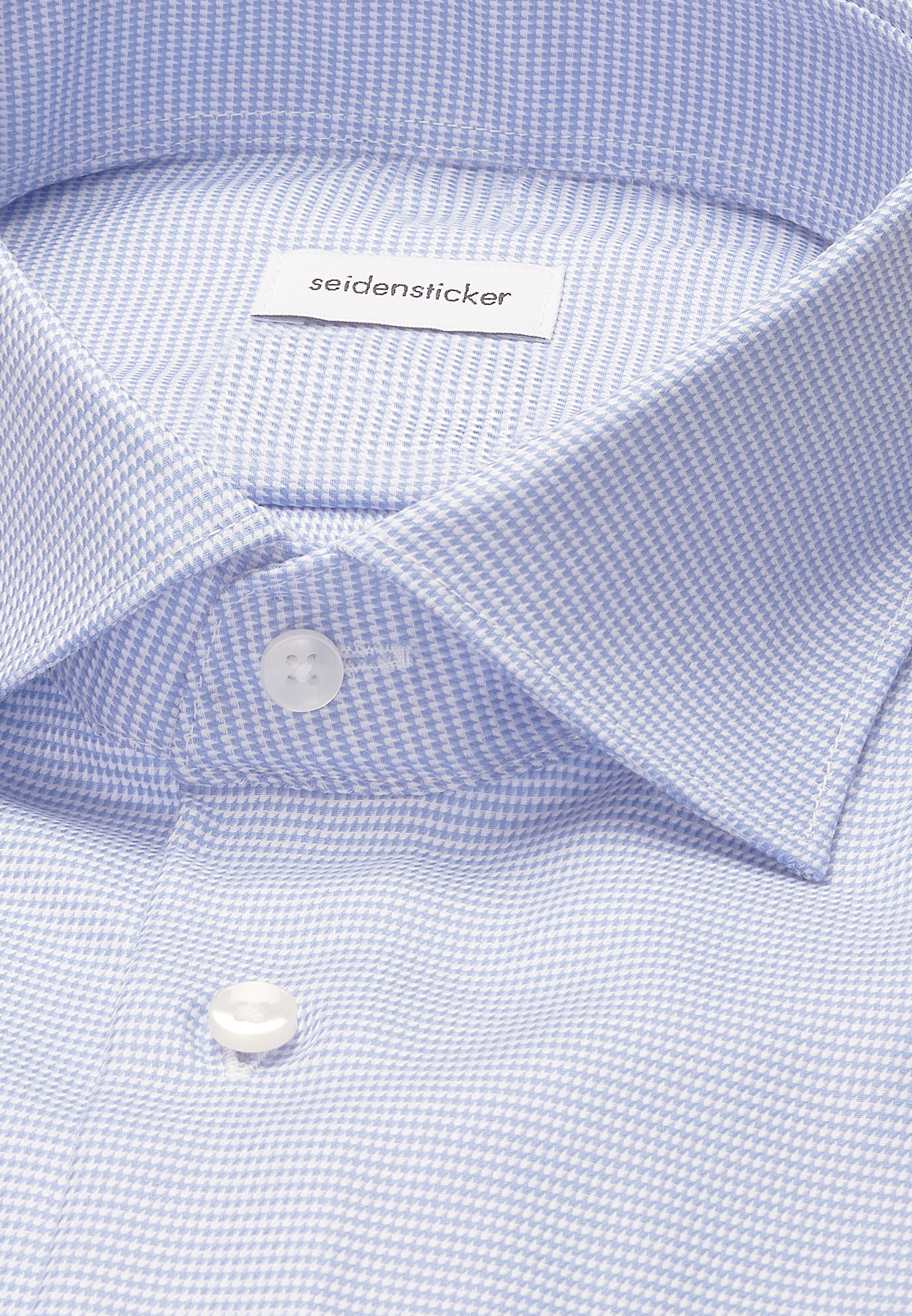 seidensticker Businesshemd »Schwarze Rose« Shaped 1/1 Kentkragen Struktur