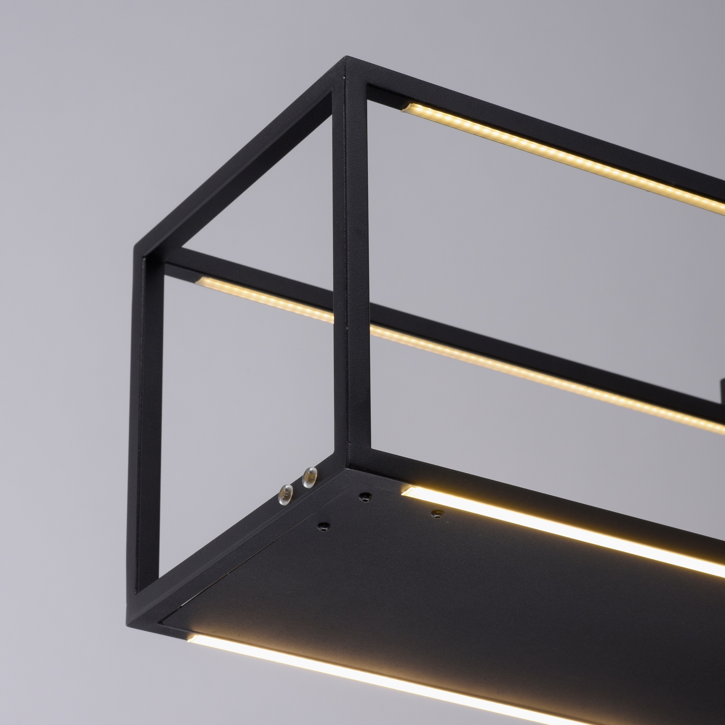 Places of Style LED Pendelleuchte »Cashel«, 4 flammig, Leuchtmittel LED-Board | LED fest integriert, LED Pendelleuchte, warmweißes Licht, 3000 K, inkl 3-Stufen-Touchdimmer