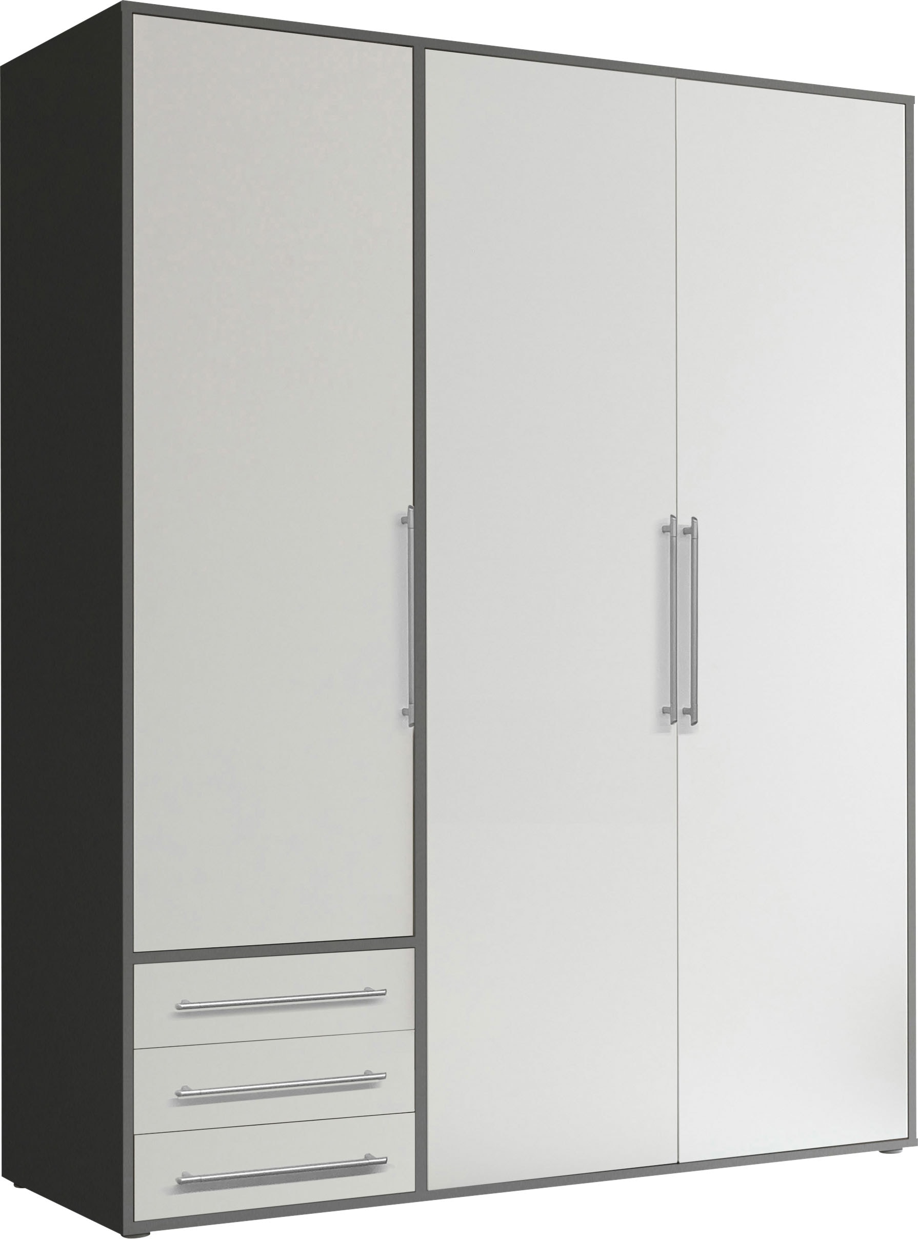 Schlafkontor Drehtürenschrank »Lyss Schrank, Kleiderschrank mit Drehtüren« in verschiedenen Farben und Größen erhältlich