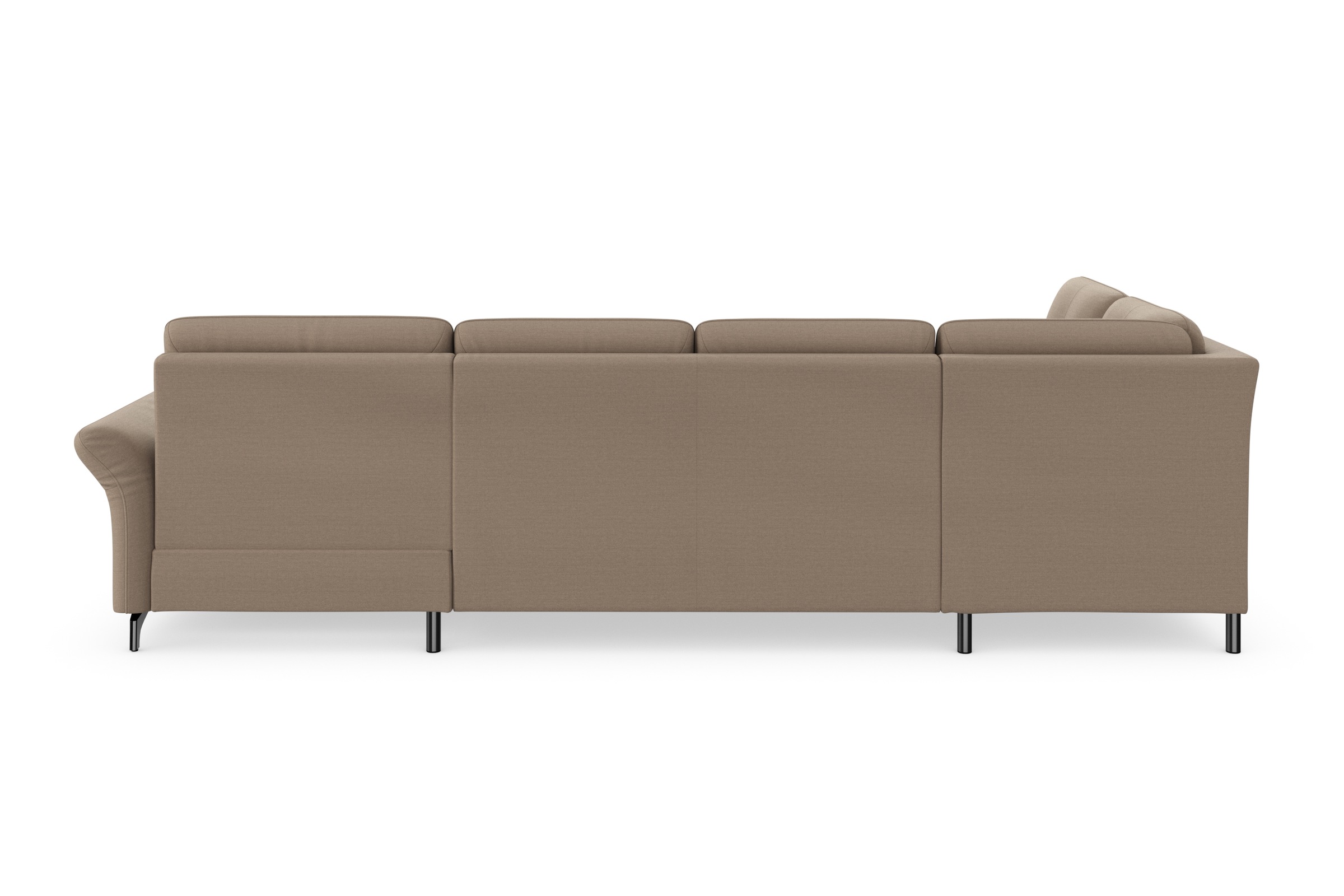 Places of Style Wohnlandschaft »Calando U-Form«, wahlweise mit Bettfunktion, Bettkasten und Armteilfunktion