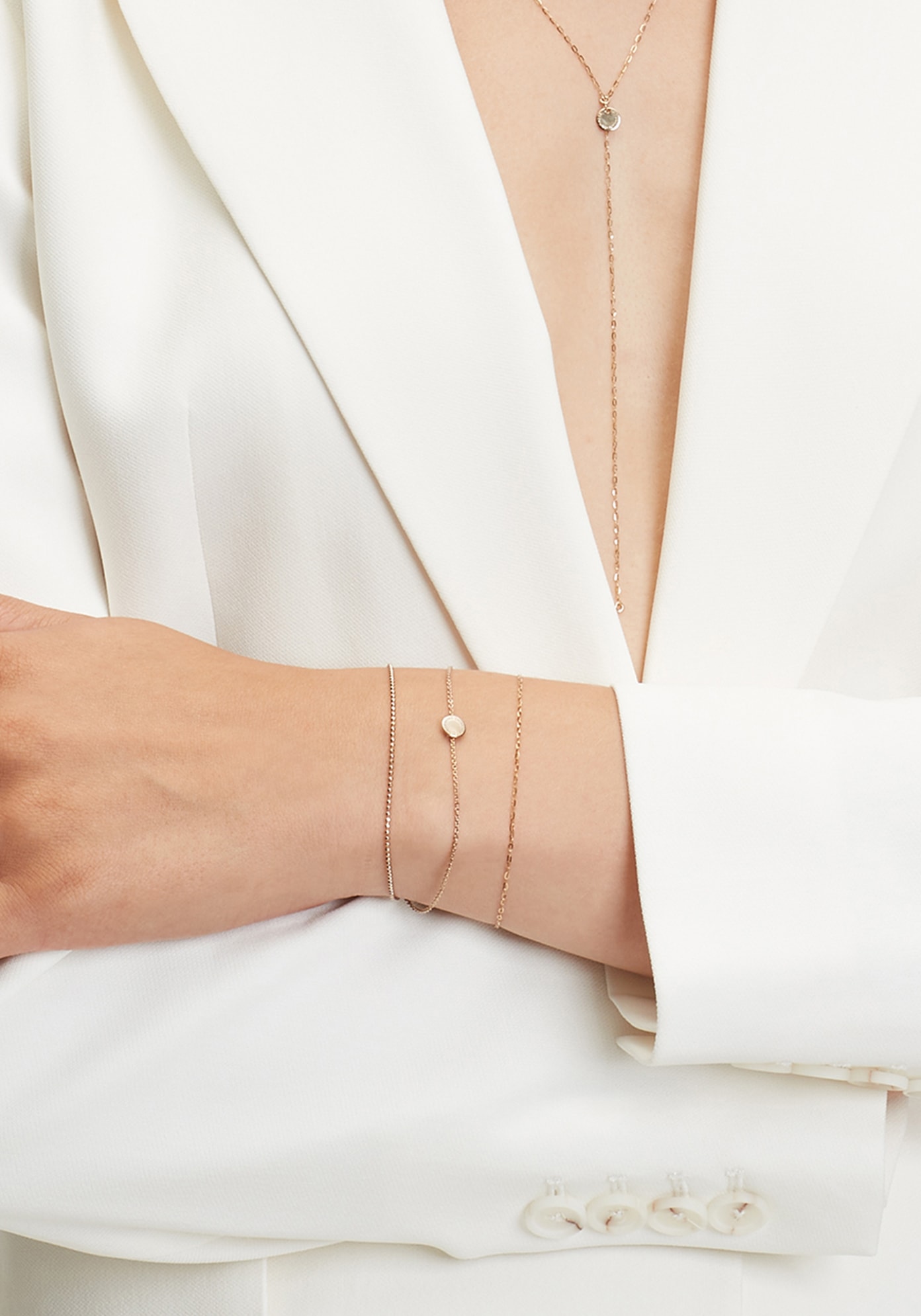 Liebeskind Berlin Armband »Schmuck Geschenk Gold 375 Armkette Gold Collection« mit Zirkonia (synth.)