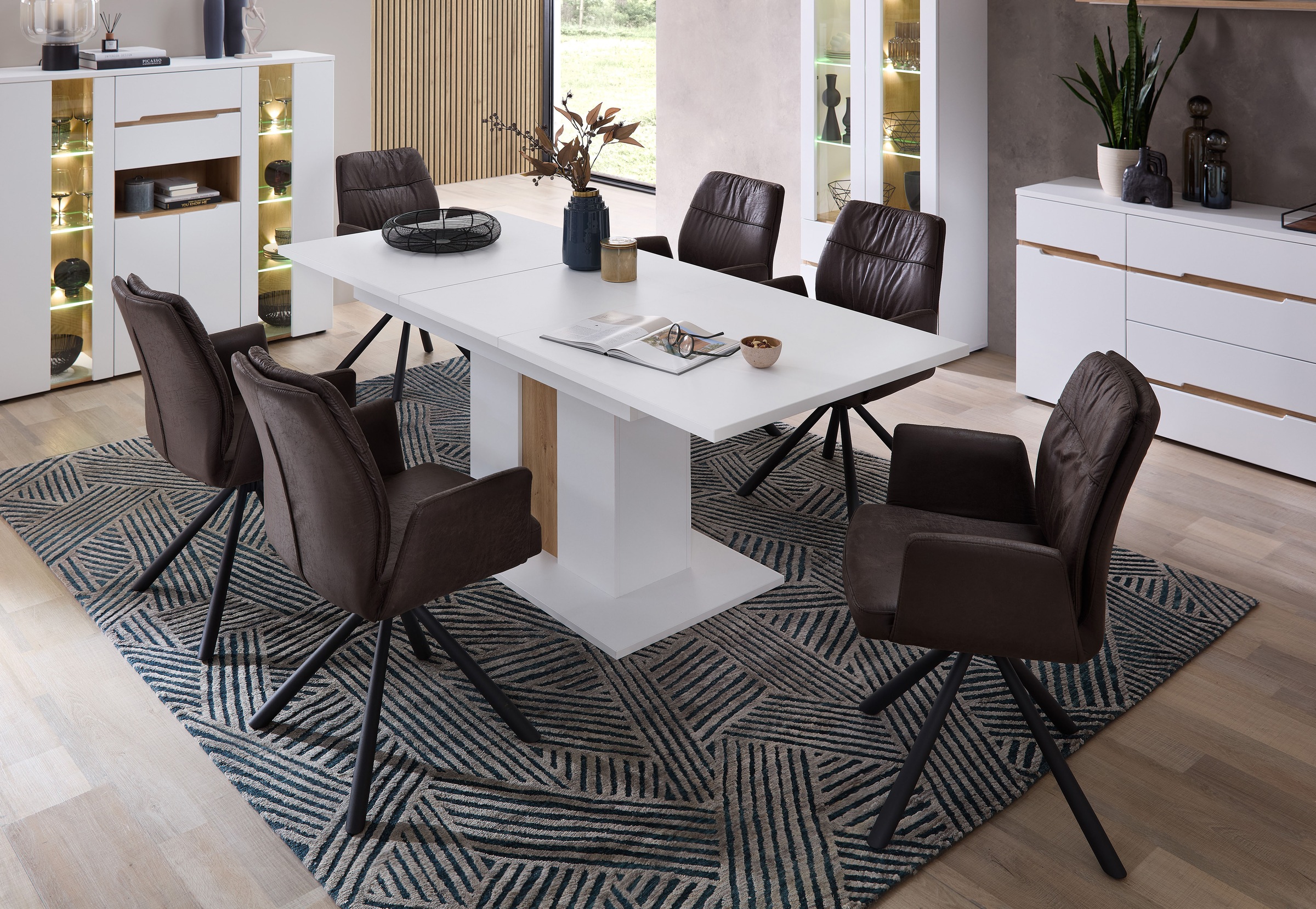 Innostyle Esstisch »Memphis Esstisch,160-210x75x90cm (B/H/T)«, (1 St.), Auszieh-Funktion