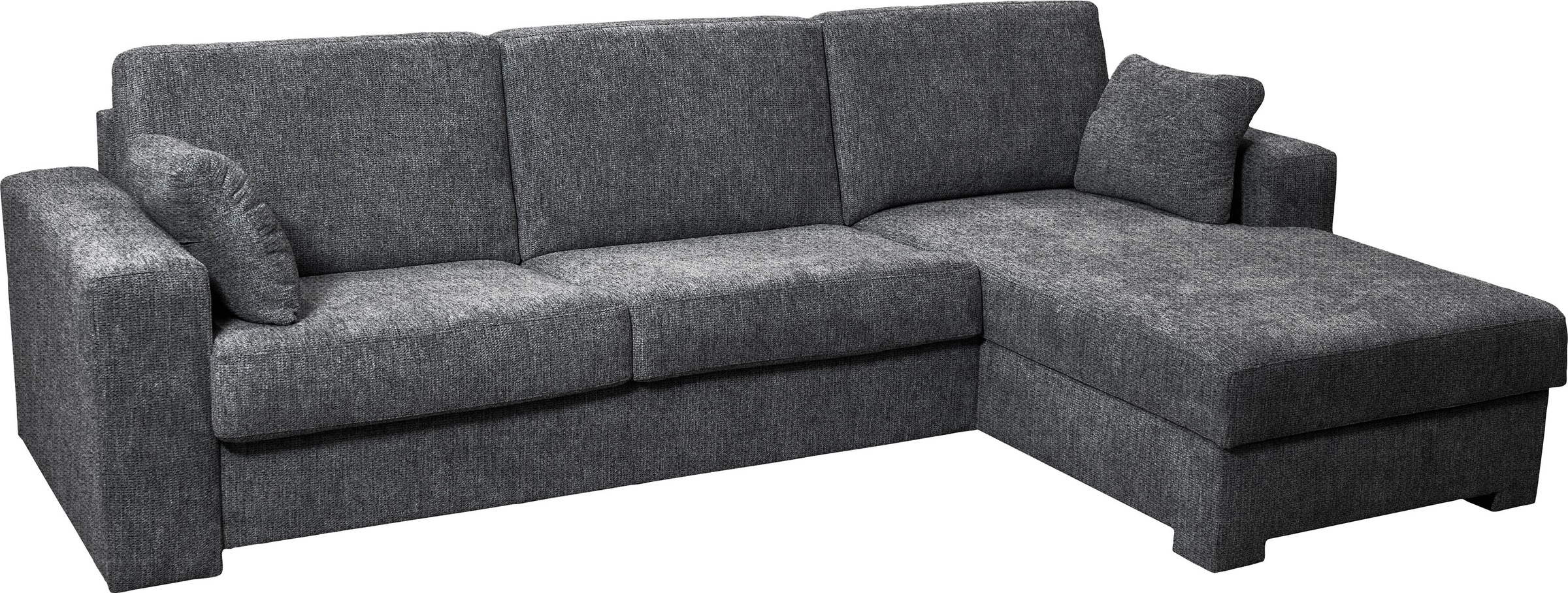 Home affaire Ecksofa »Roma "M" Matratzenhöhe 14 cm, Dauerschlaffunktion, mit Unterfederung,«, Liegemaße ca 143x198 cm, L-Form