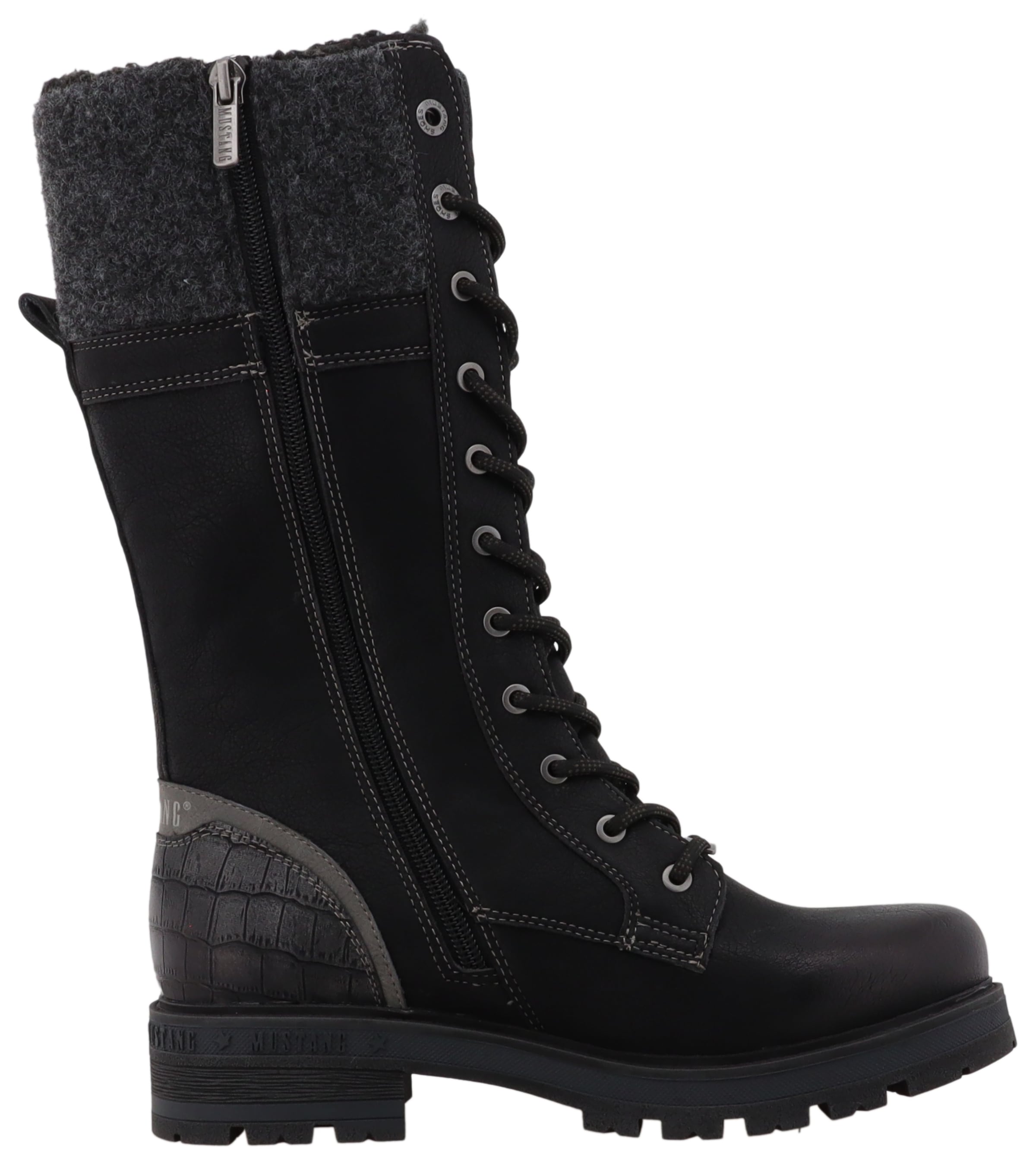 Mustang Shoes Winterstiefel »Darleen«  Schnürstiefel mit Reißverschluss
