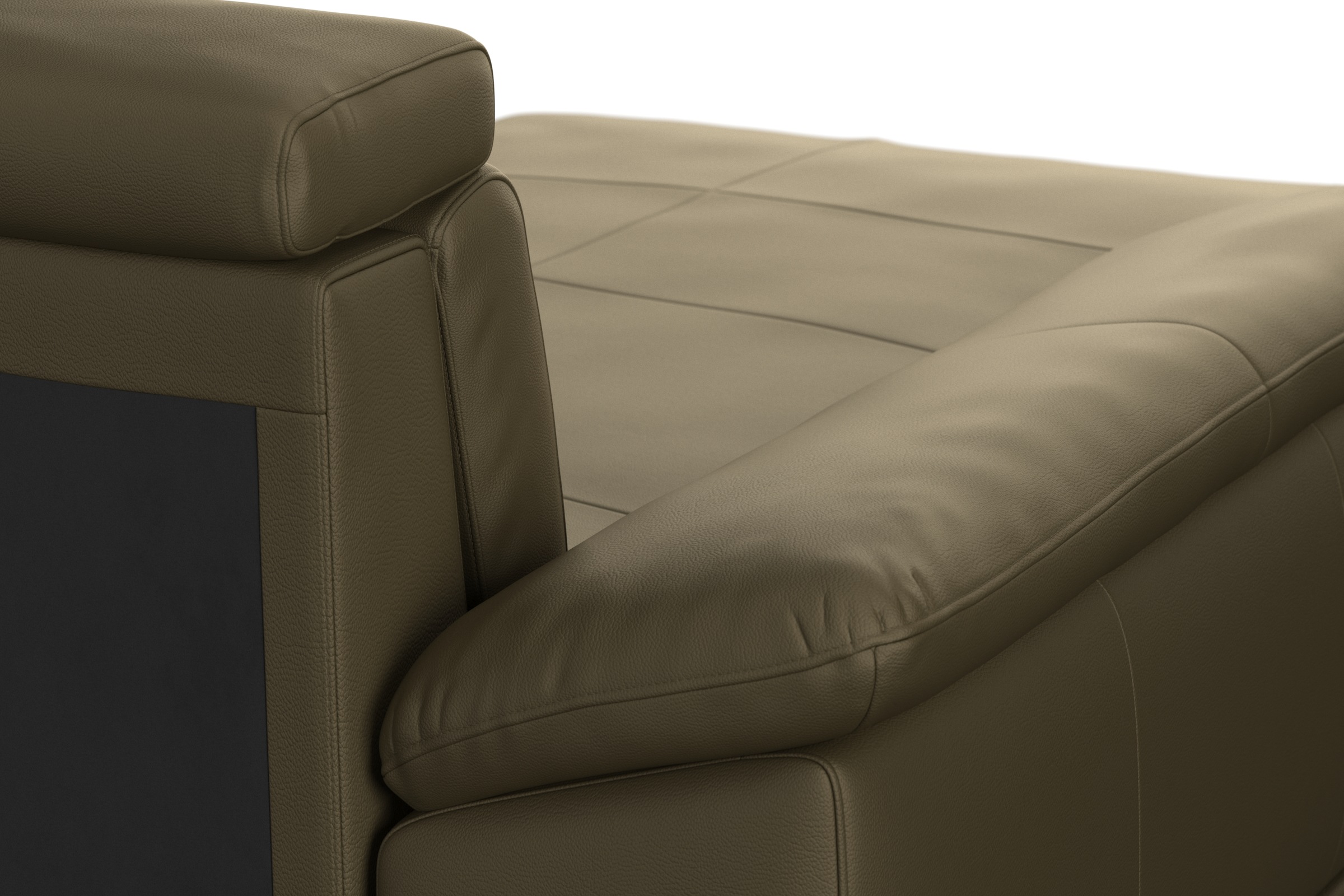 sit&more Wohnlandschaft »Cabrio U-Form, mit Sitztiefenverstellung, Arm- und Kopfteilverstellung«, 3 Nierenkissen, Federkern, optional Bettfunktion und Stauraum